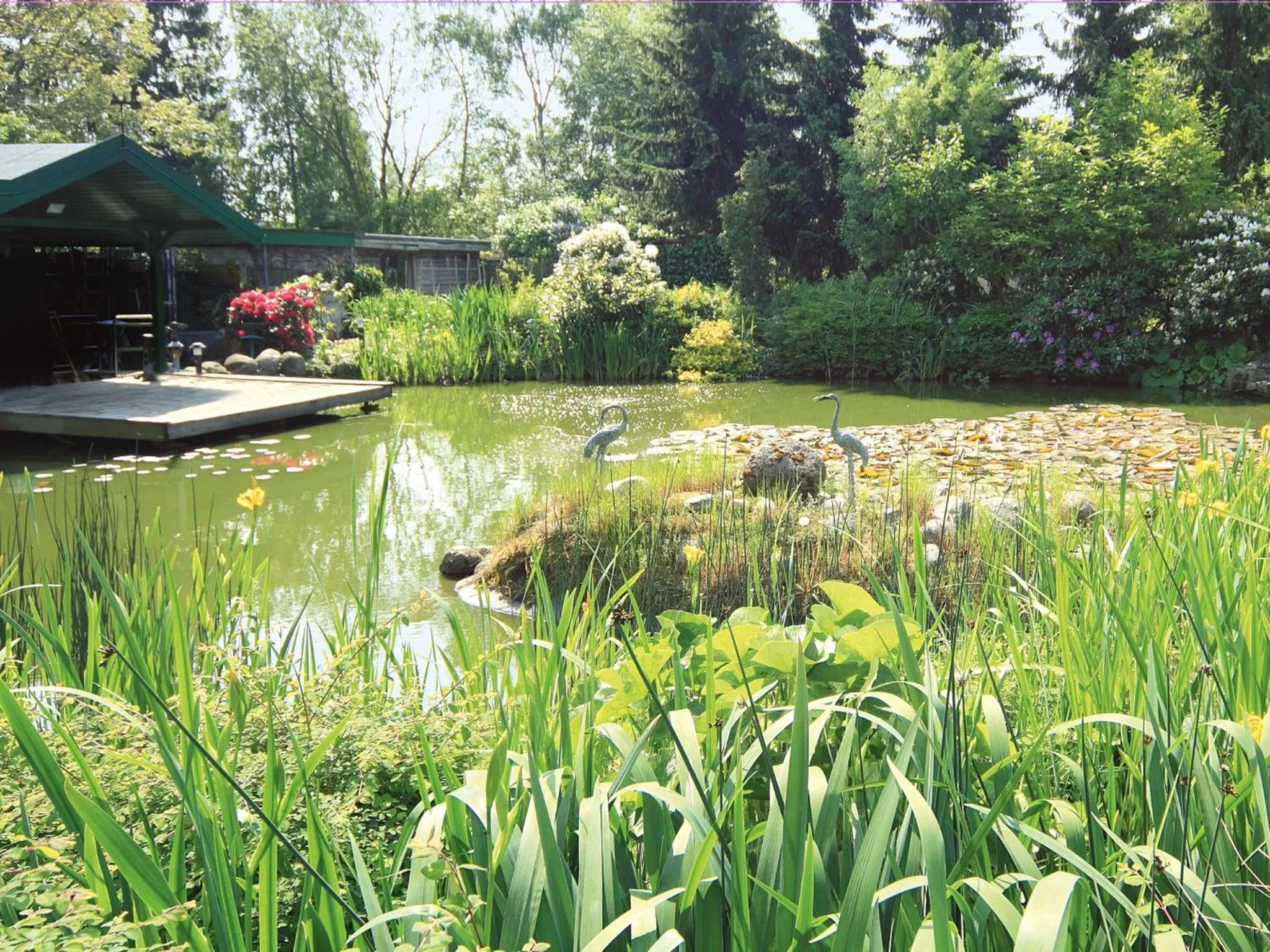 Garden in Hotel-Café Kampe