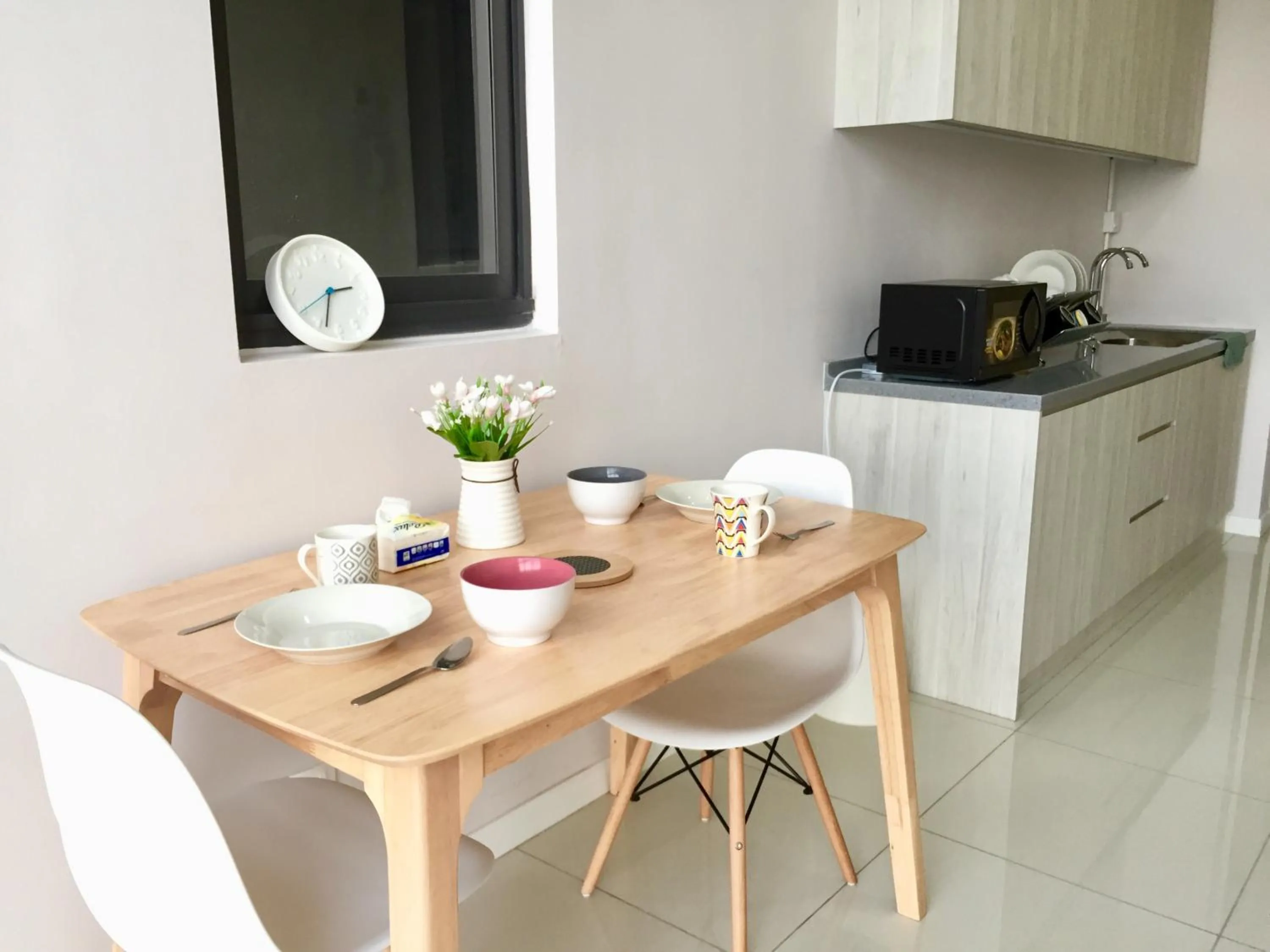 Dining area in Minimalist Duplex @ Petaling Jaya & Sunway