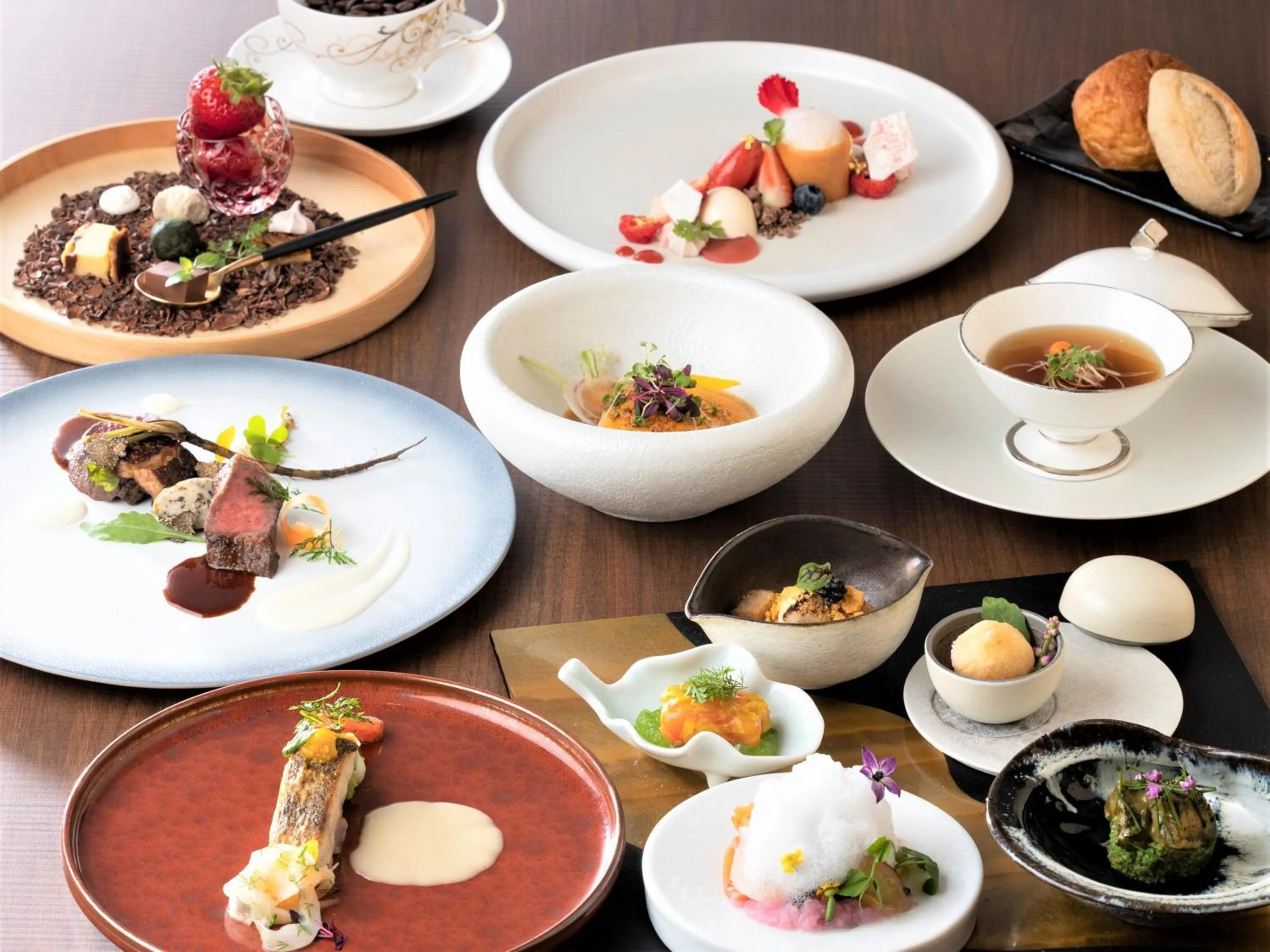 Food in Hotel Shiki no Yakata Nasu