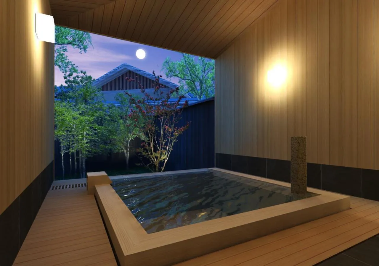 Open Air Bath in Hotel Shiki no Yakata Nasu