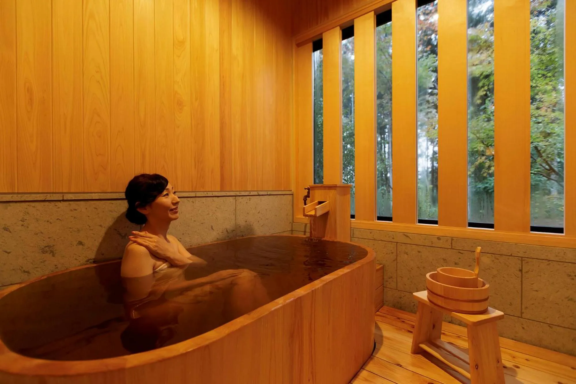 Bathroom in Hotel Shiki no Yakata Nasu