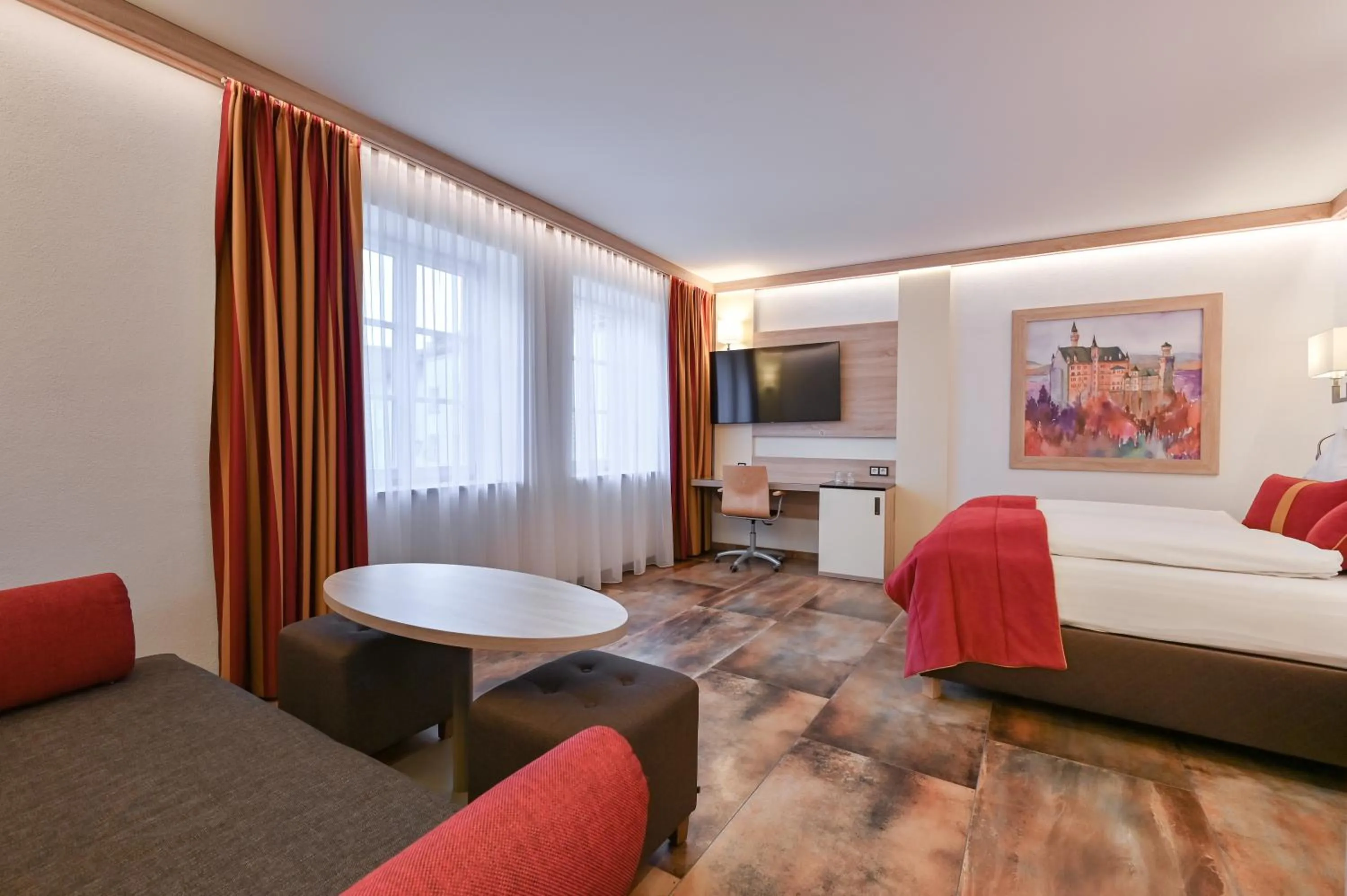 TV and multimedia, Bed in Hotel Ludwigs