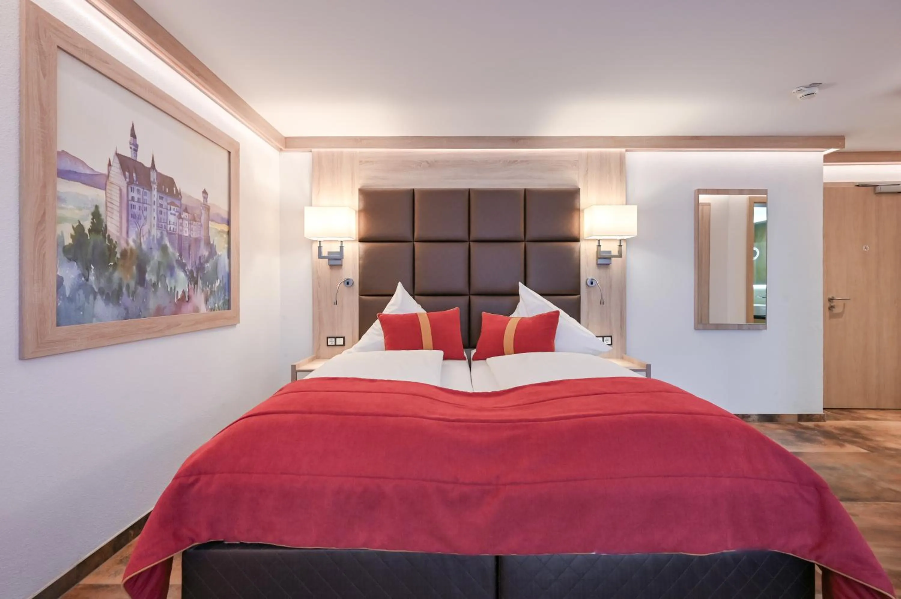 Bed in Hotel Ludwigs