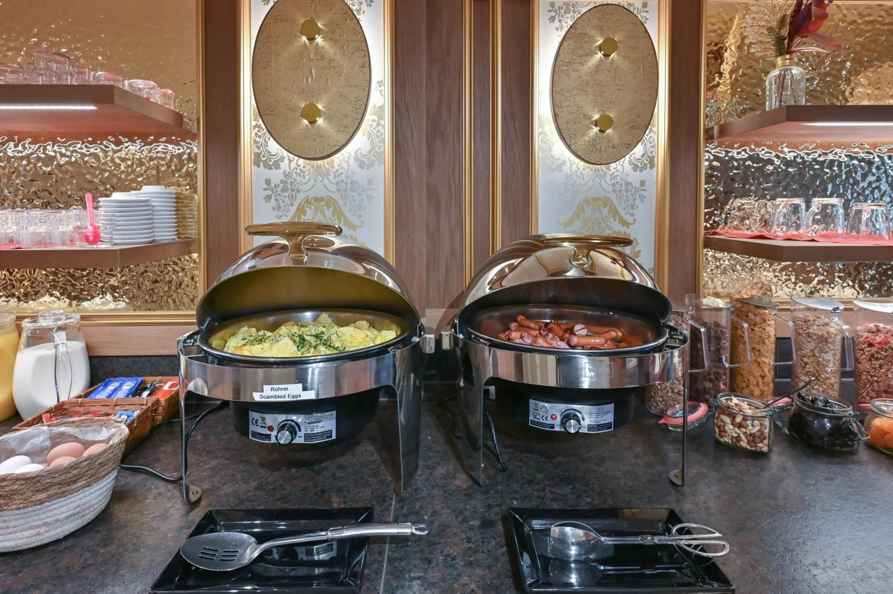 Buffet breakfast in Hotel Ludwigs