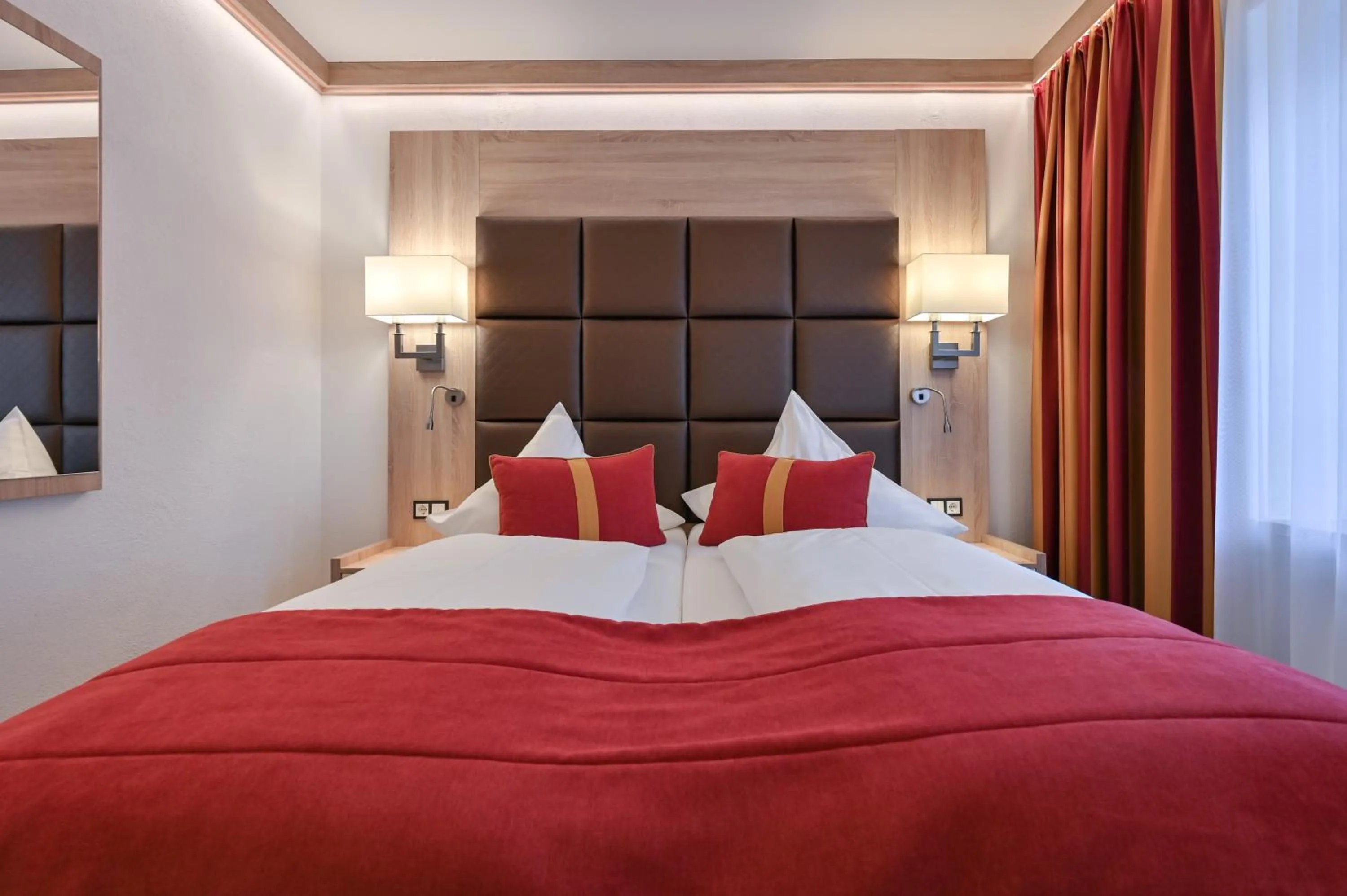 Bed in Hotel Ludwigs