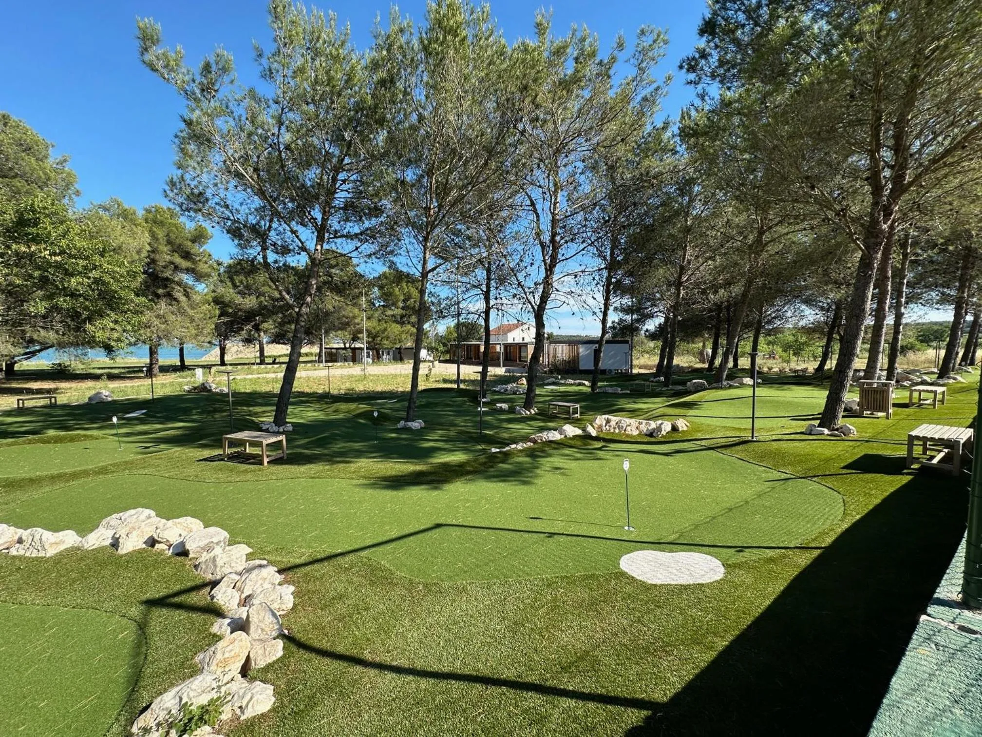 Minigolf in Camp Vransko lake - Mobile homes