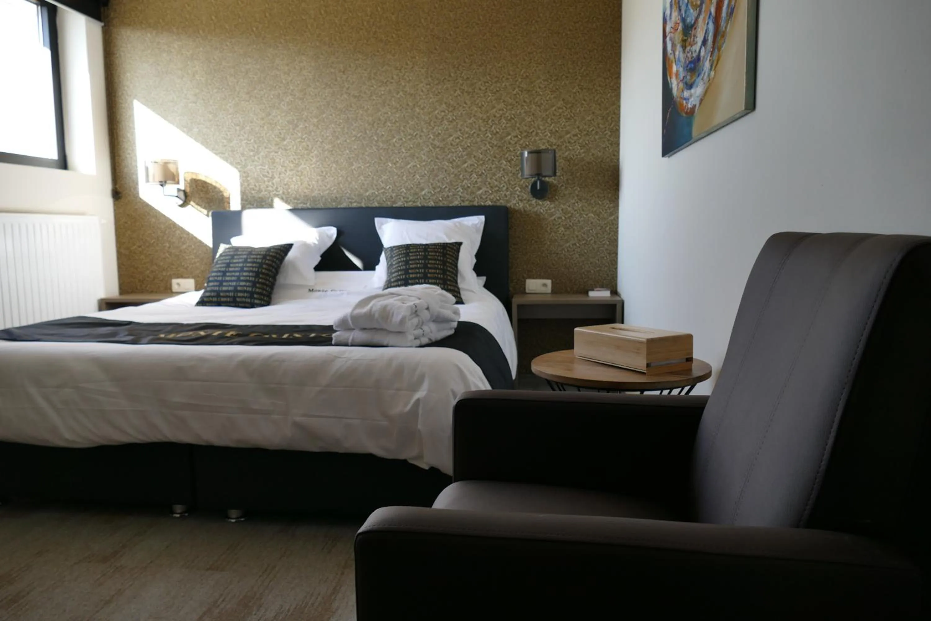 Bed in Hotel Monte Cristo