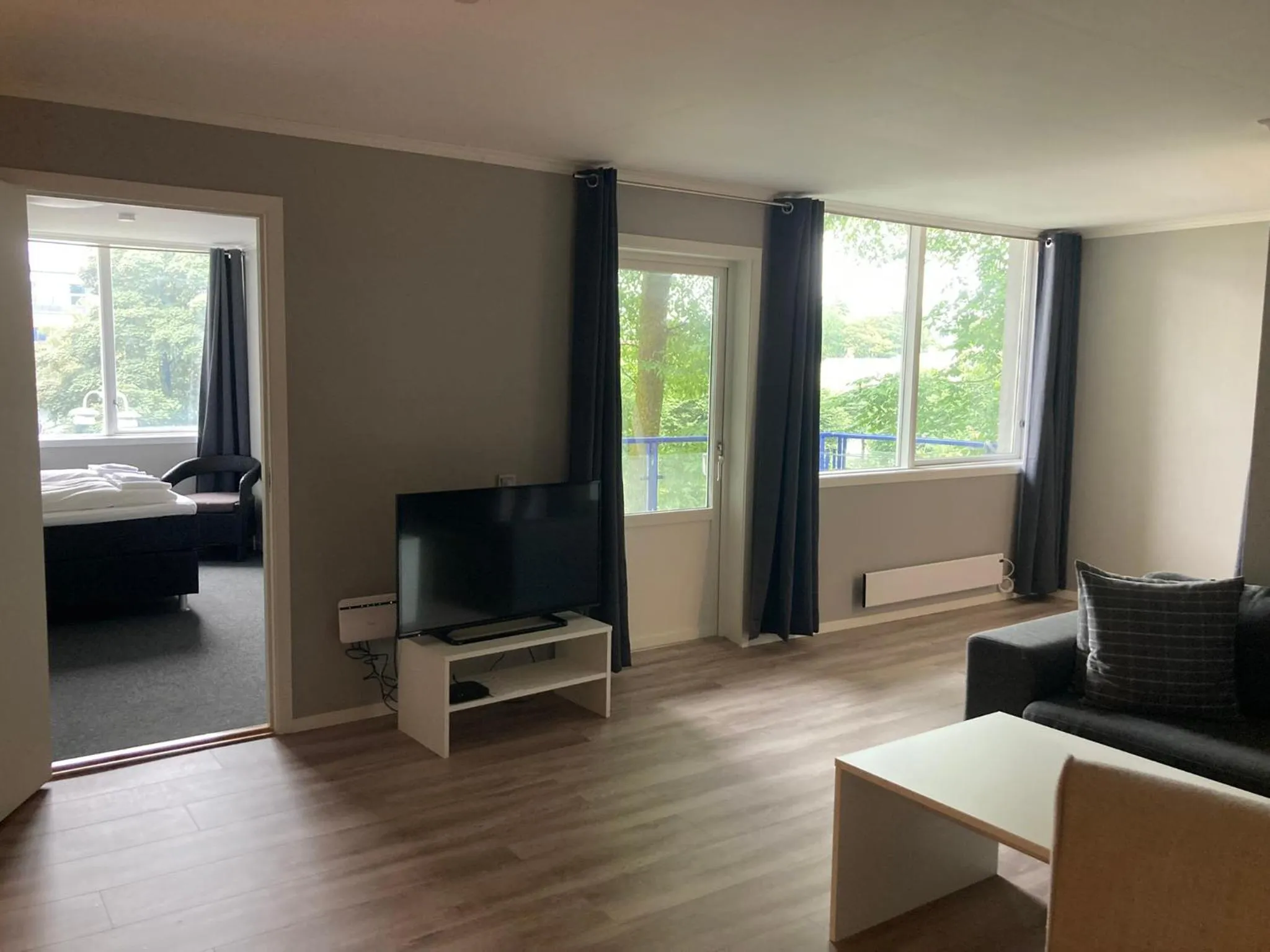 Bed in Parken Terrasse Apartment Hotel