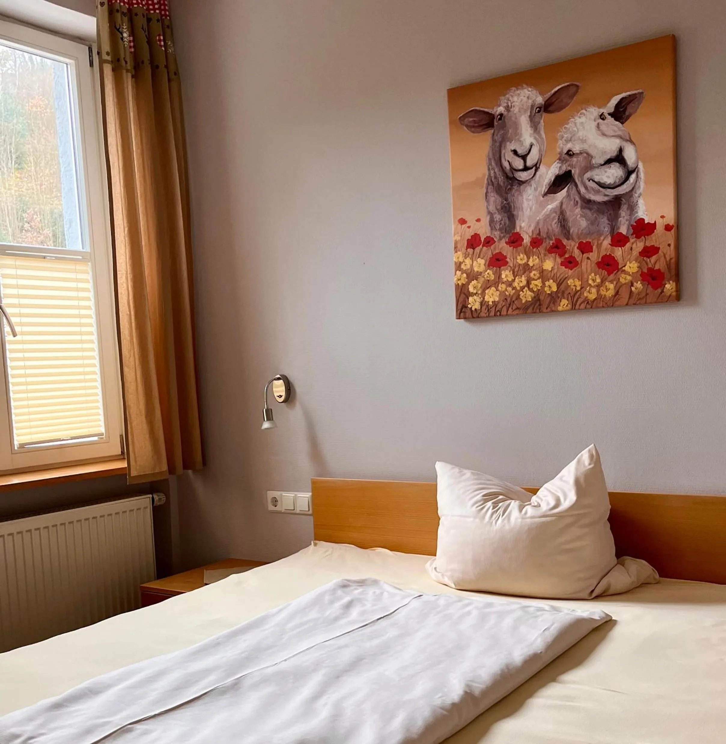 Bed in Gasthaus Schützen