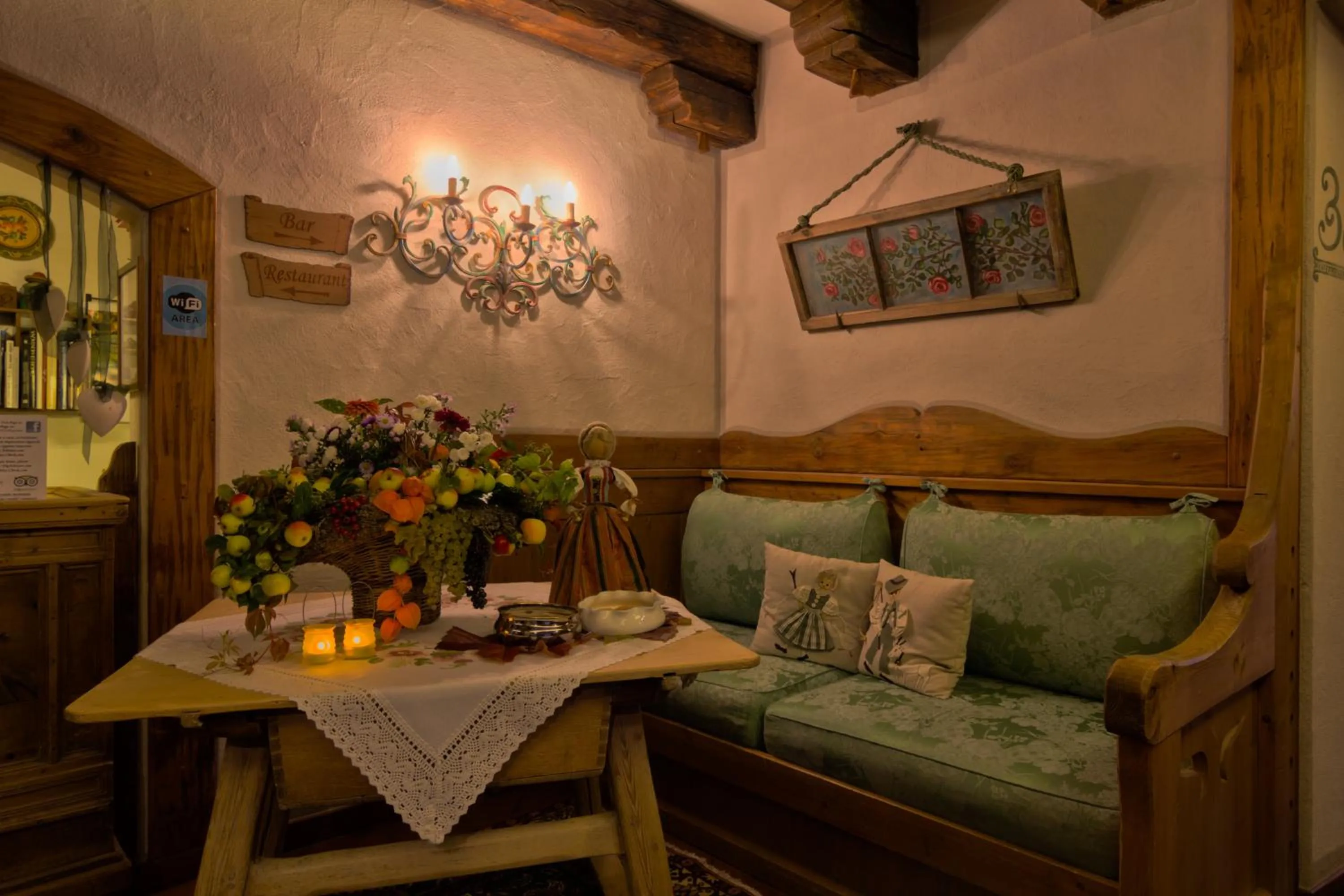 Lobby or reception in Digonera Historic Hotel B&B