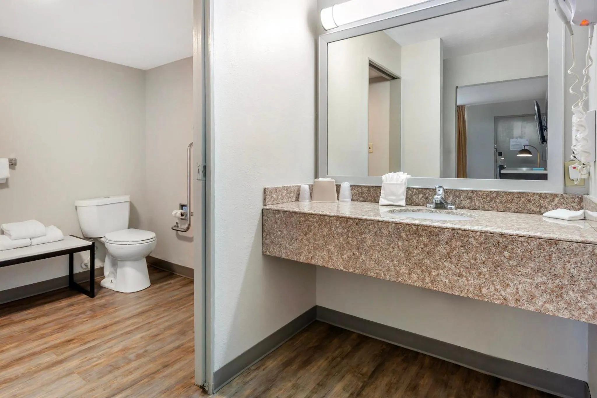 Bathroom in Red Roof Inn Dunn