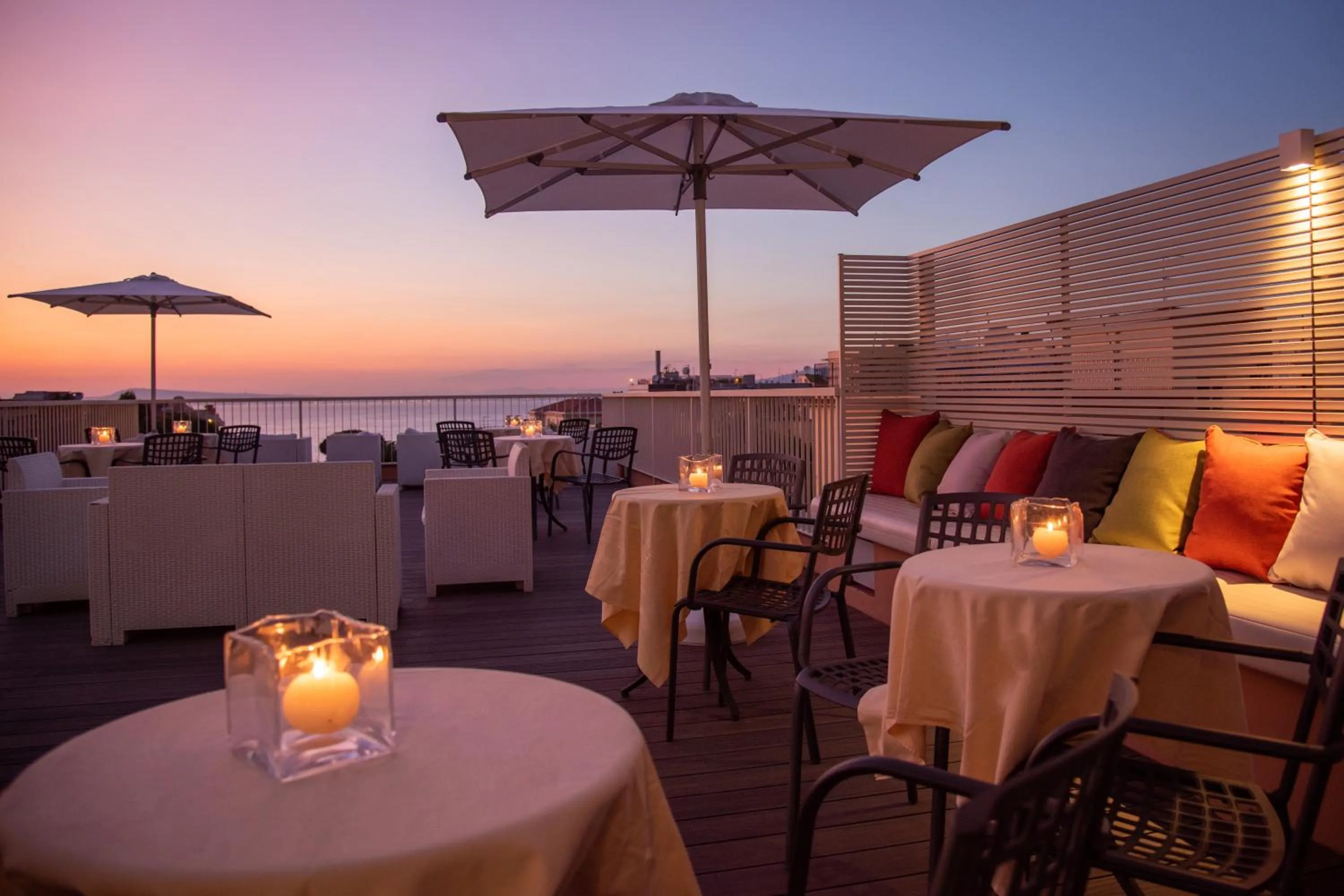 Patio in Hotel Michelangelo