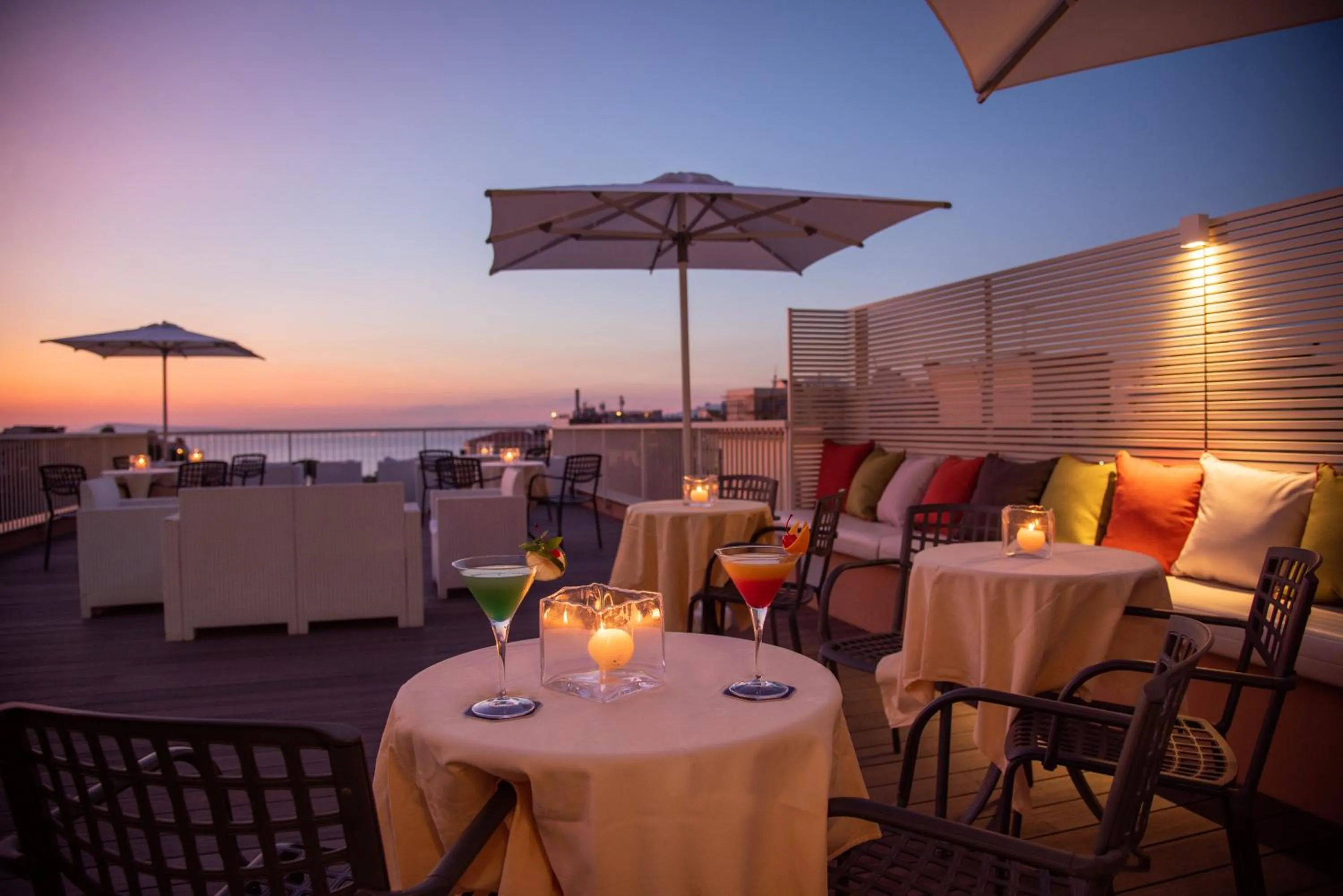 Patio in Hotel Michelangelo