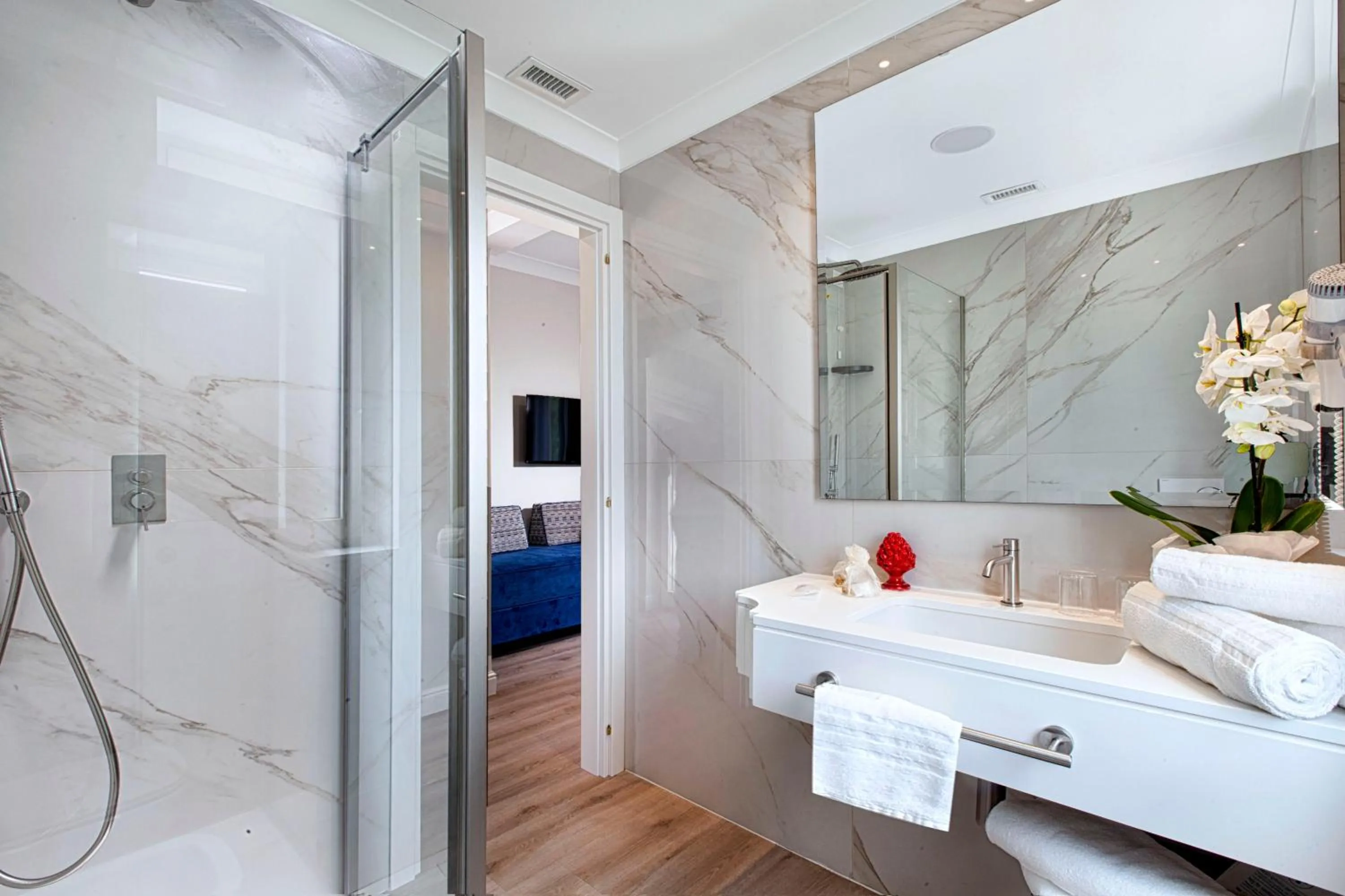 Shower in Hotel Michelangelo