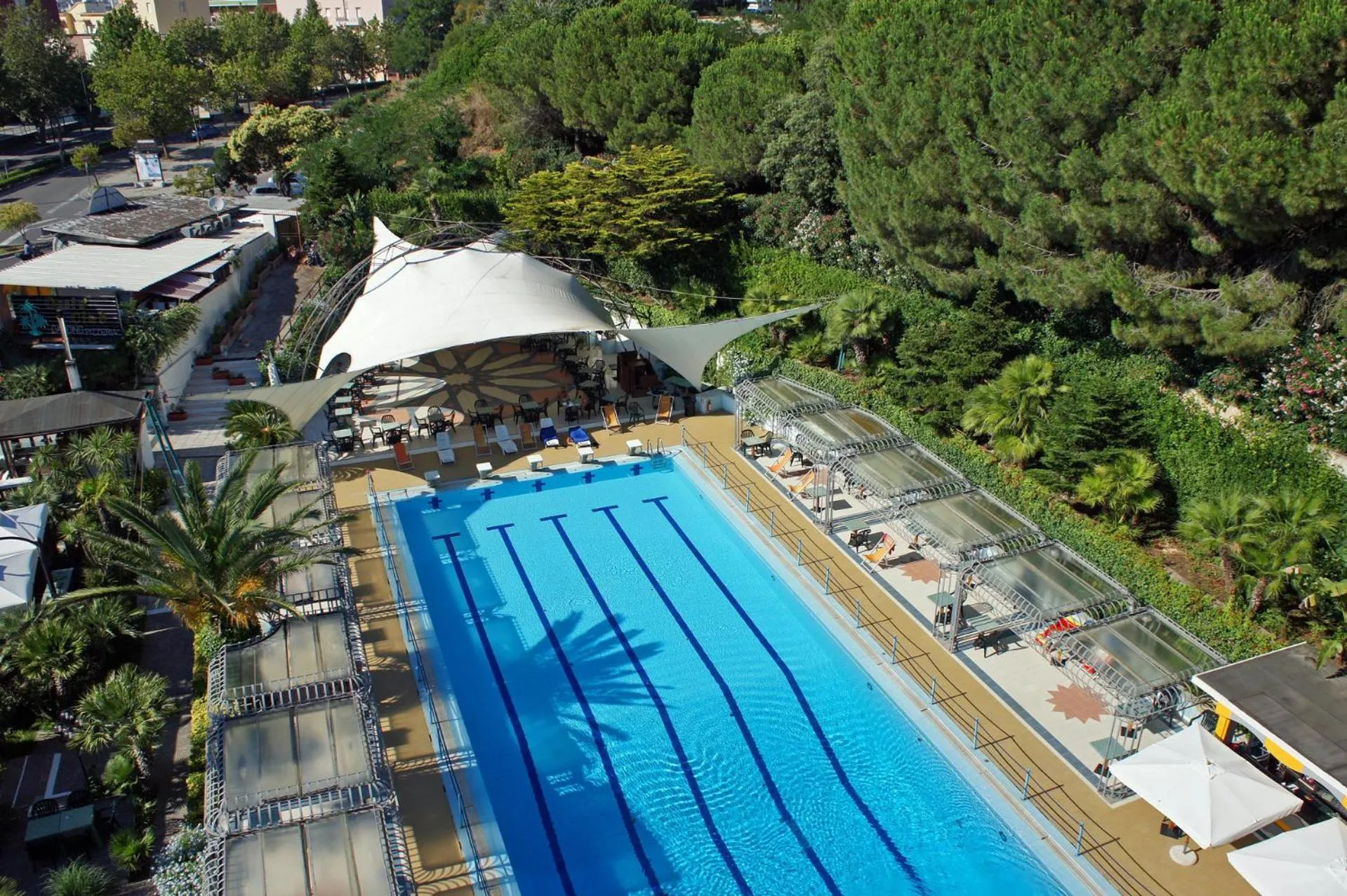 Bird's eye view in Hotel Mirasole International