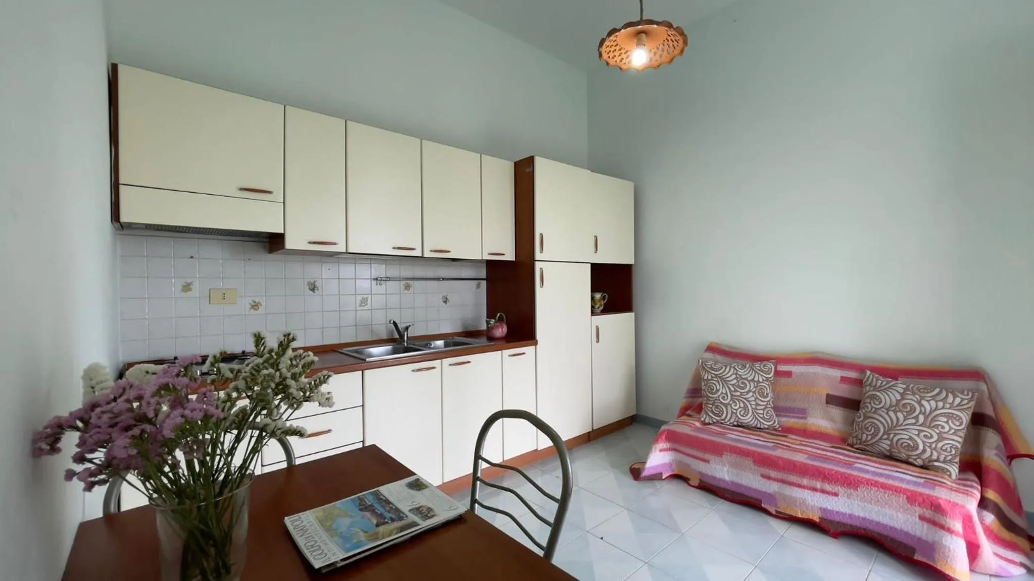 Kitchen or kitchenette, Bed in Villaggio Villa Lubrense