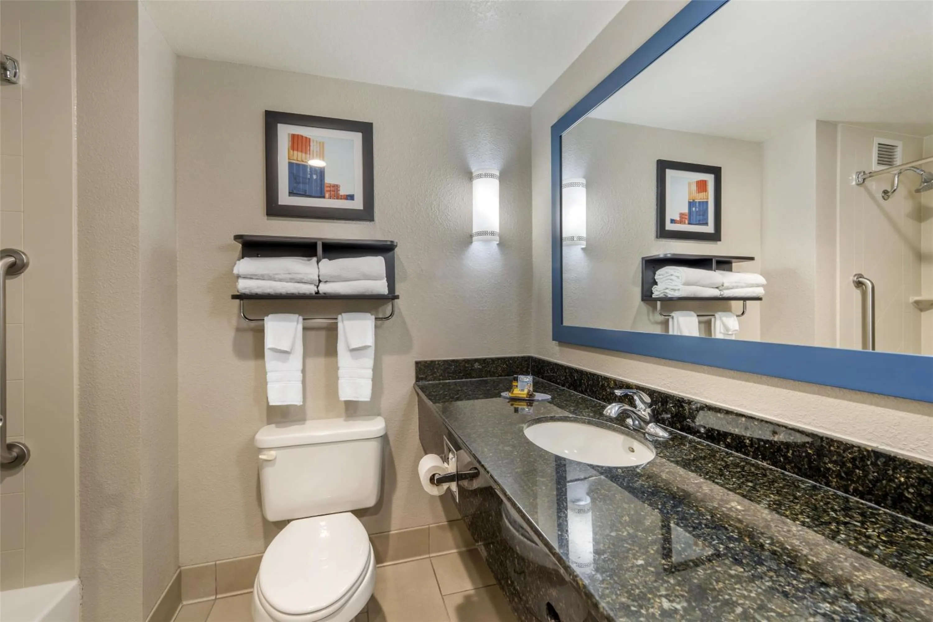 Toilet in Best Western Plus Castlerock Inn & Suites