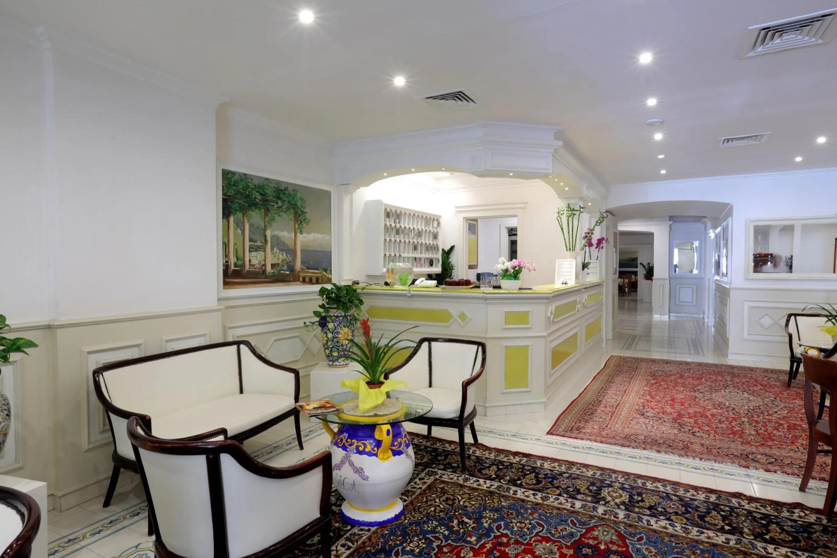 Lobby or reception in Hotel Astoria Sorrento