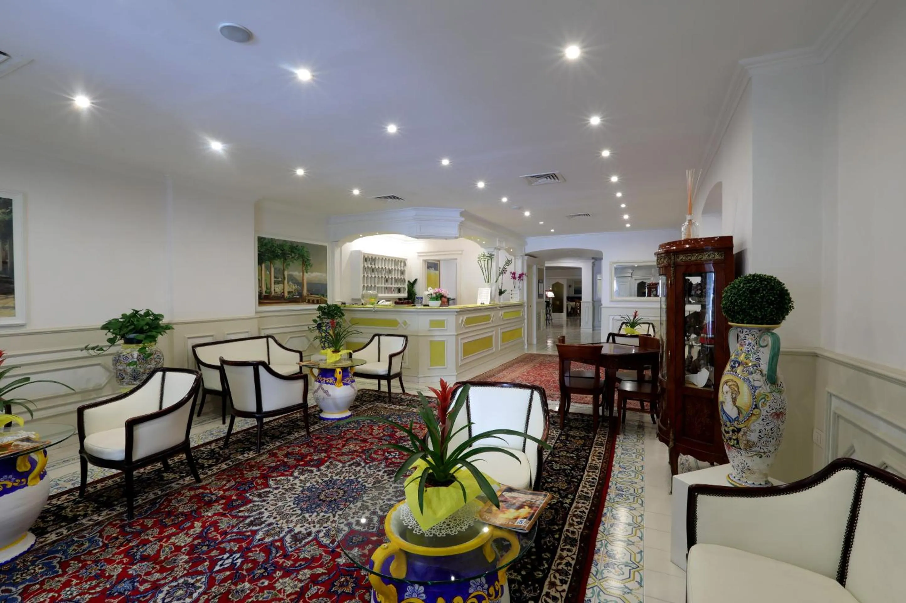 Lobby or reception in Hotel Astoria Sorrento