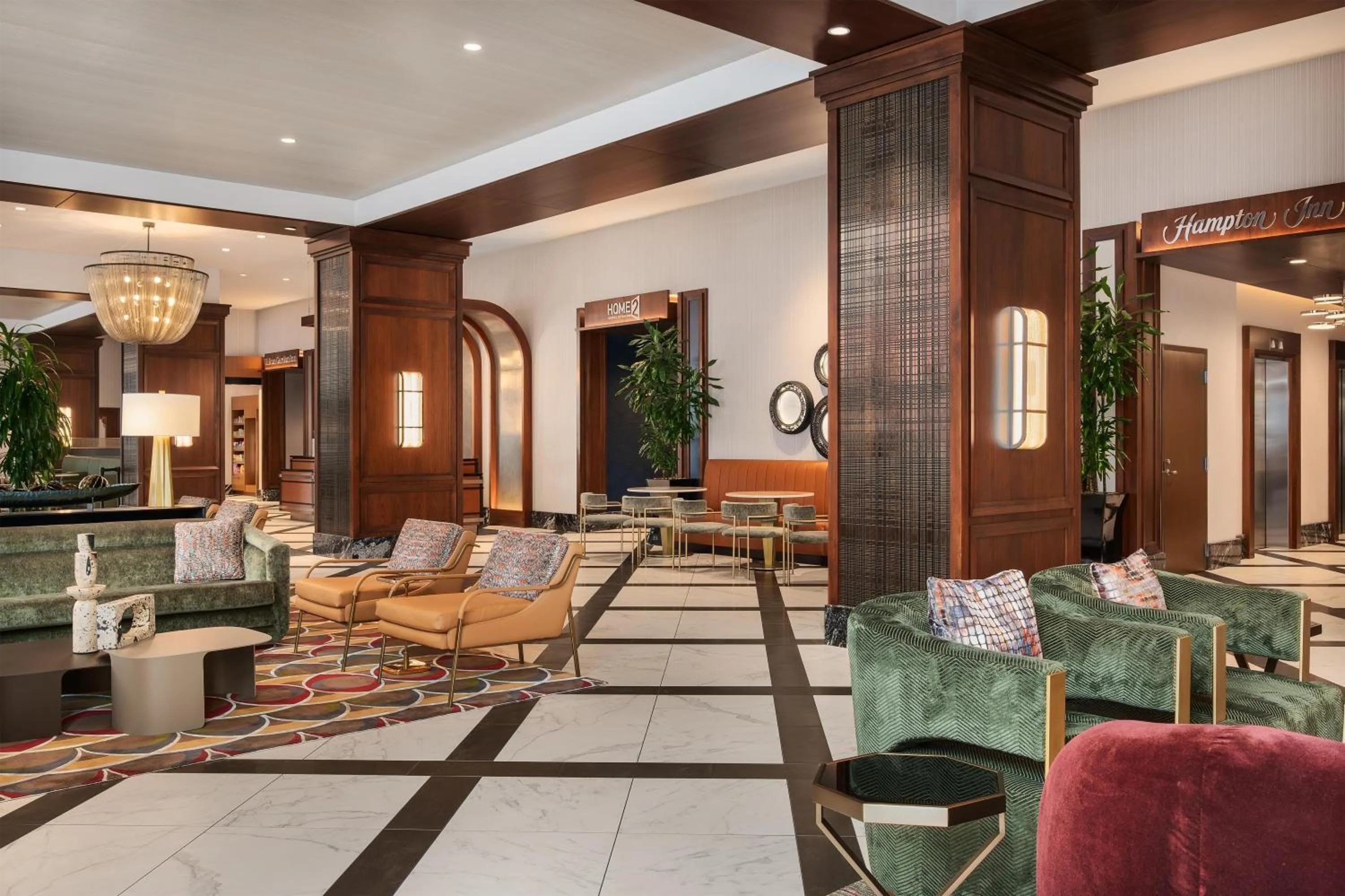 Lobby or reception in Home2 Suites By Hilton Chicago McCormick Place