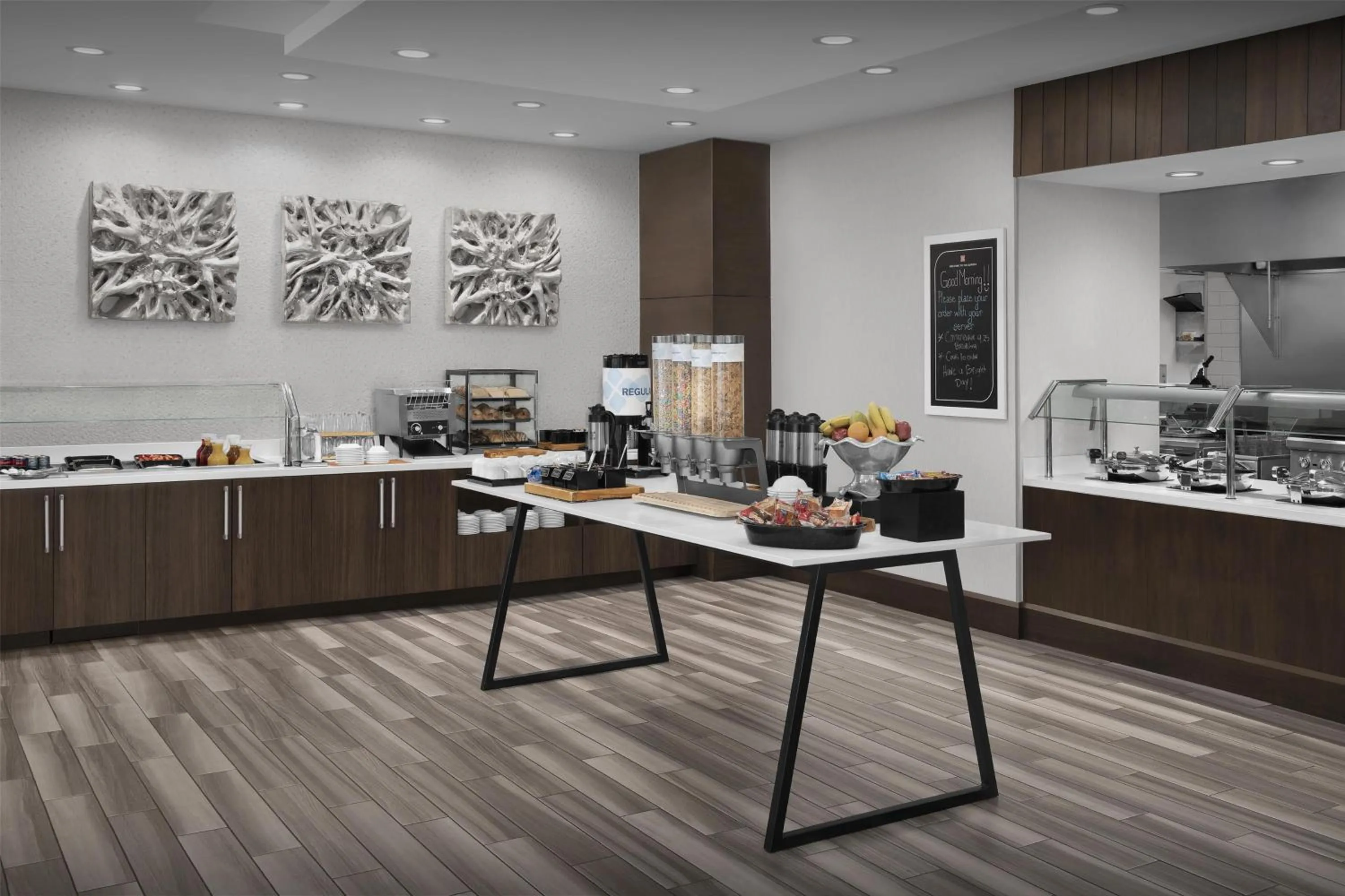 Breakfast in Hilton Garden Inn Charlotte Waverly