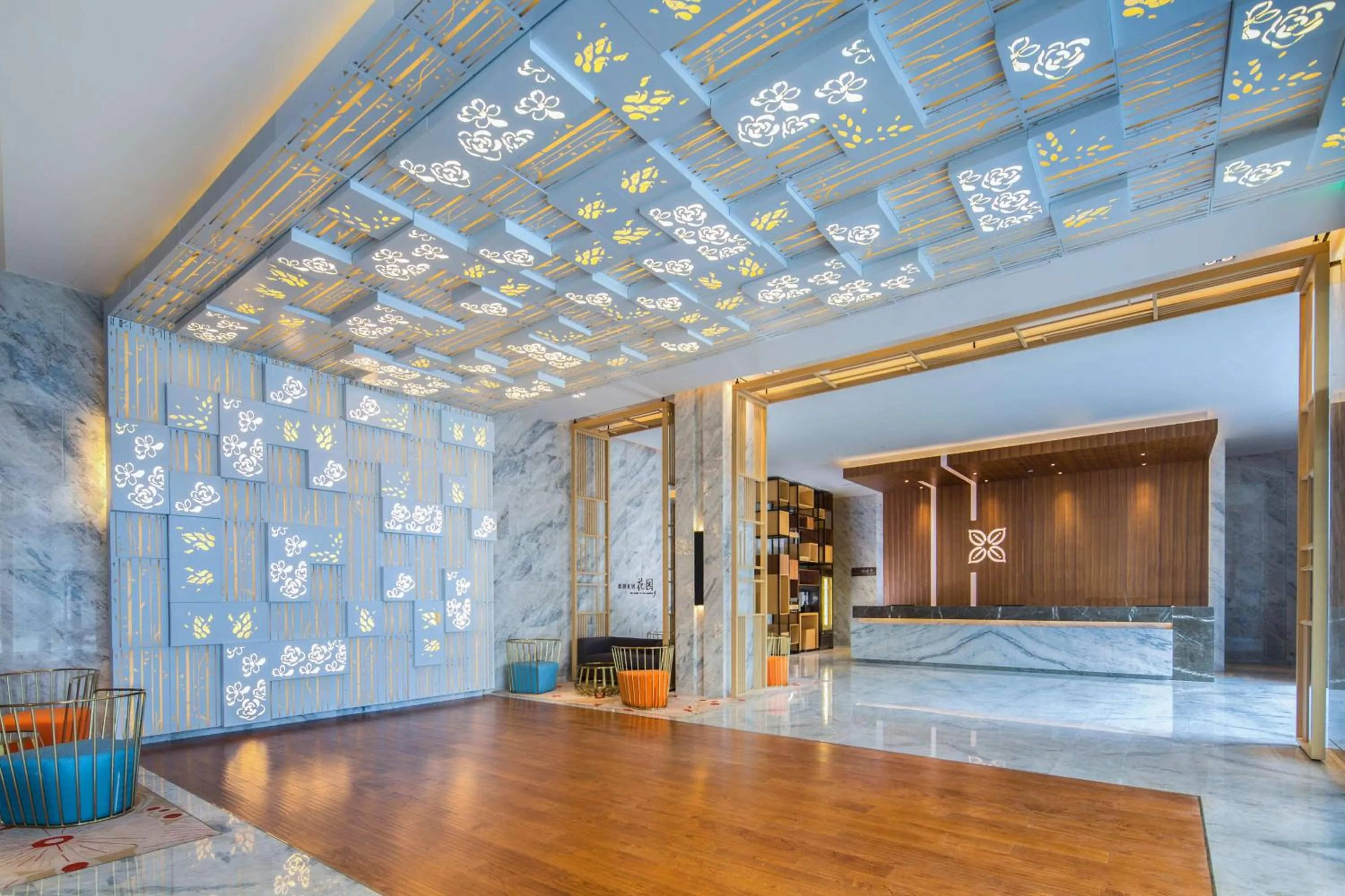 Lobby or reception in Hilton Garden Inn Qidong