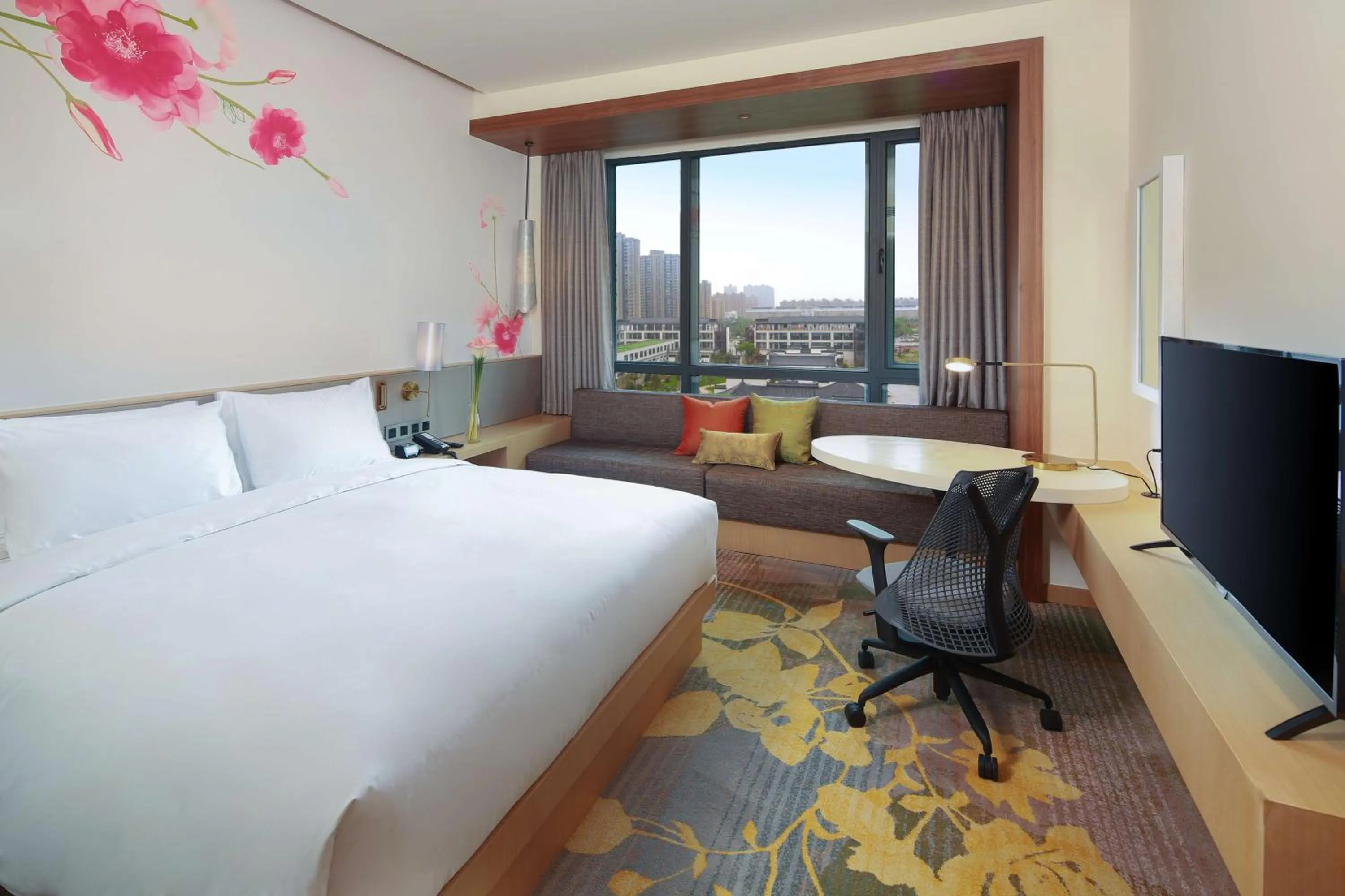 Bedroom, Bed in Hilton Garden Inn Qidong