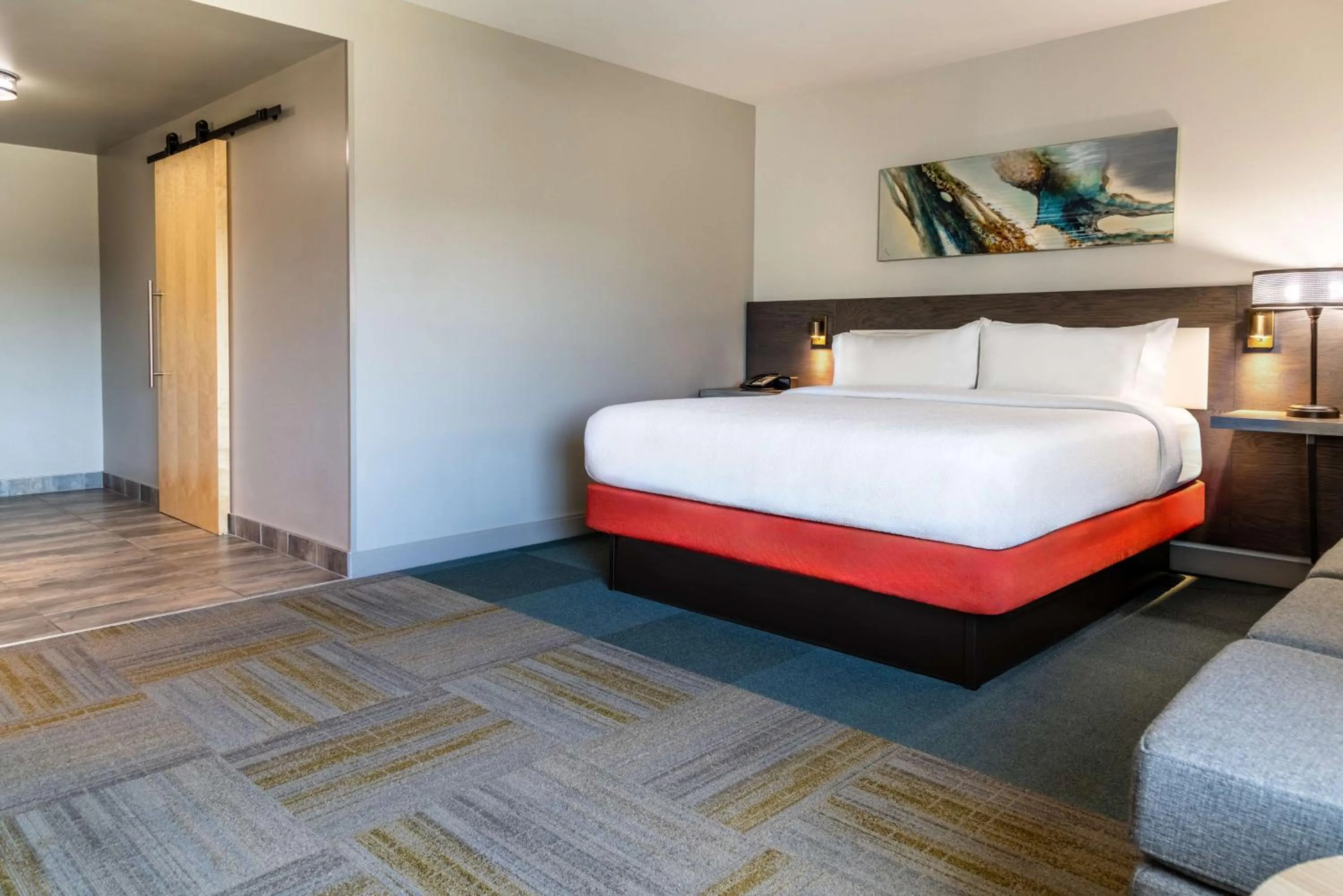 Bed in Hilton Garden Inn Fredericton