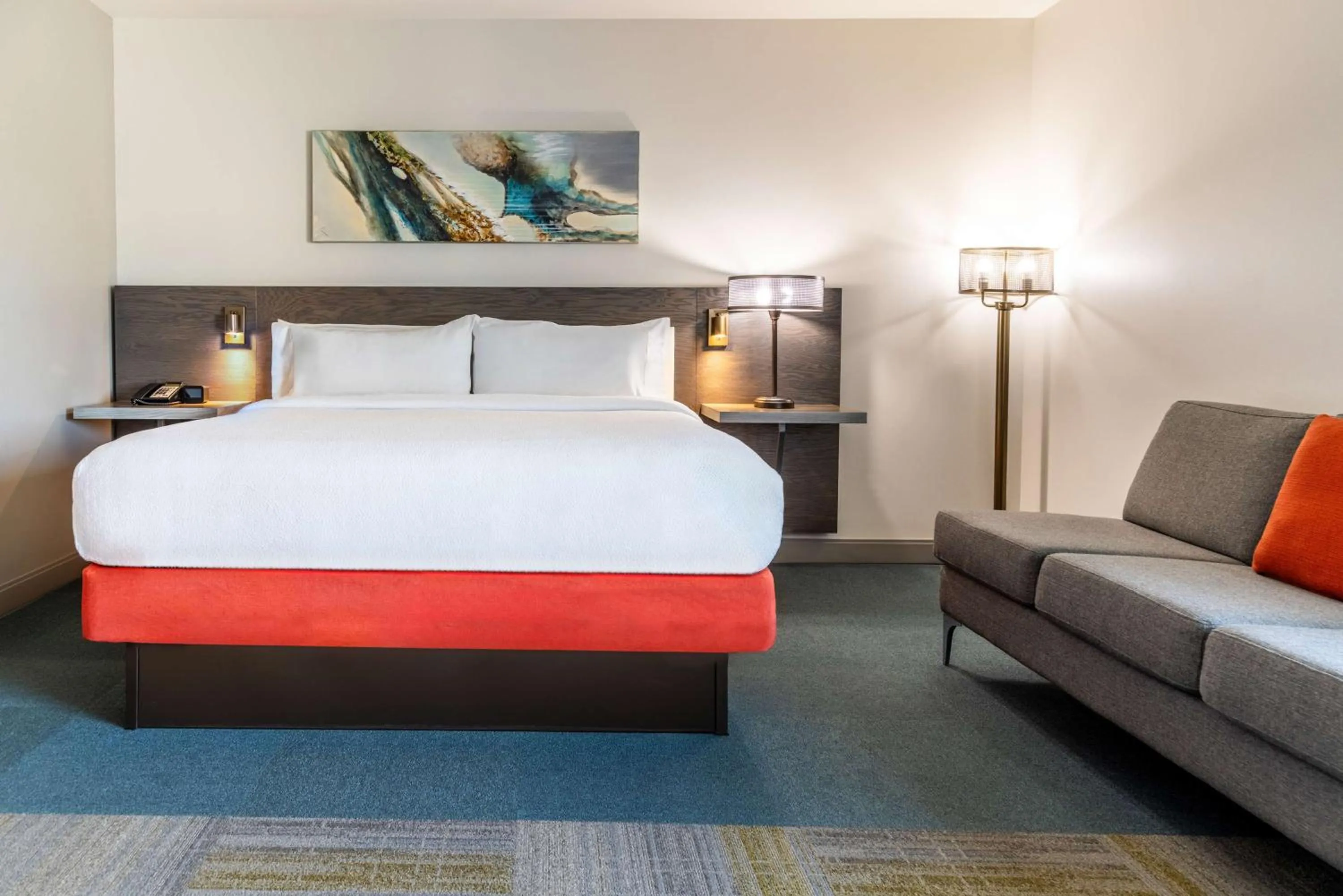 Bed in Hilton Garden Inn Fredericton