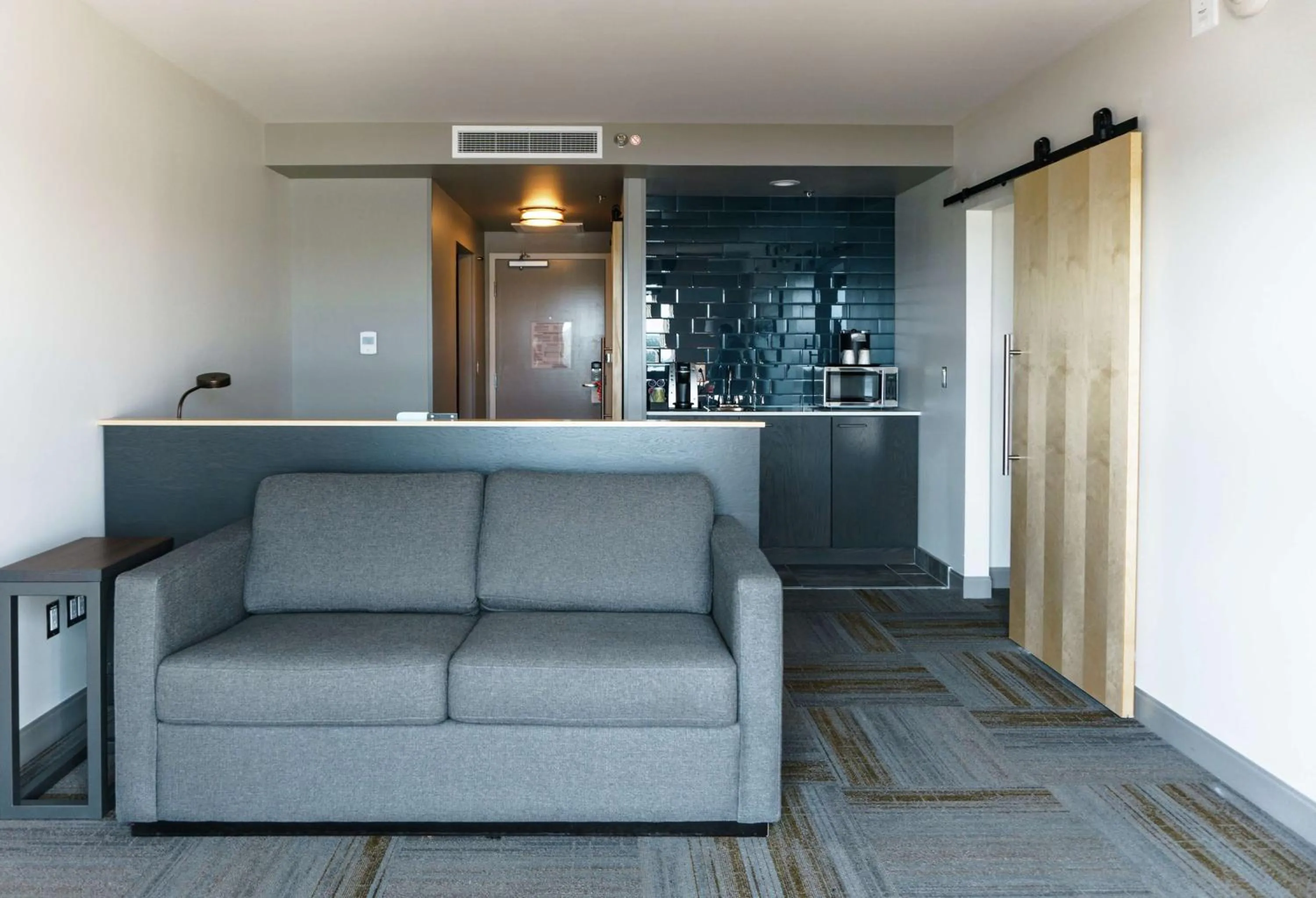 Living room in Hilton Garden Inn Fredericton