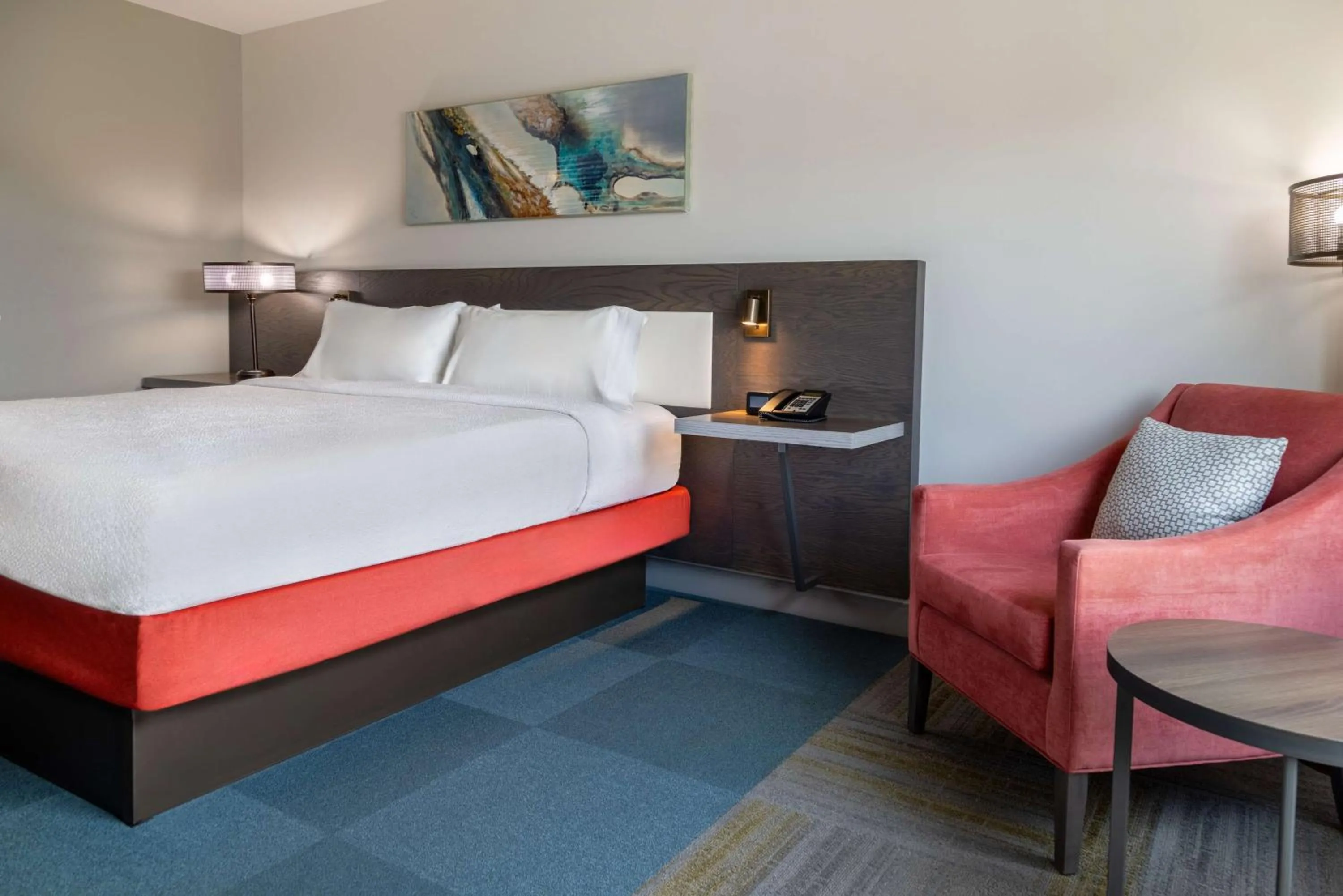 Bed in Hilton Garden Inn Fredericton