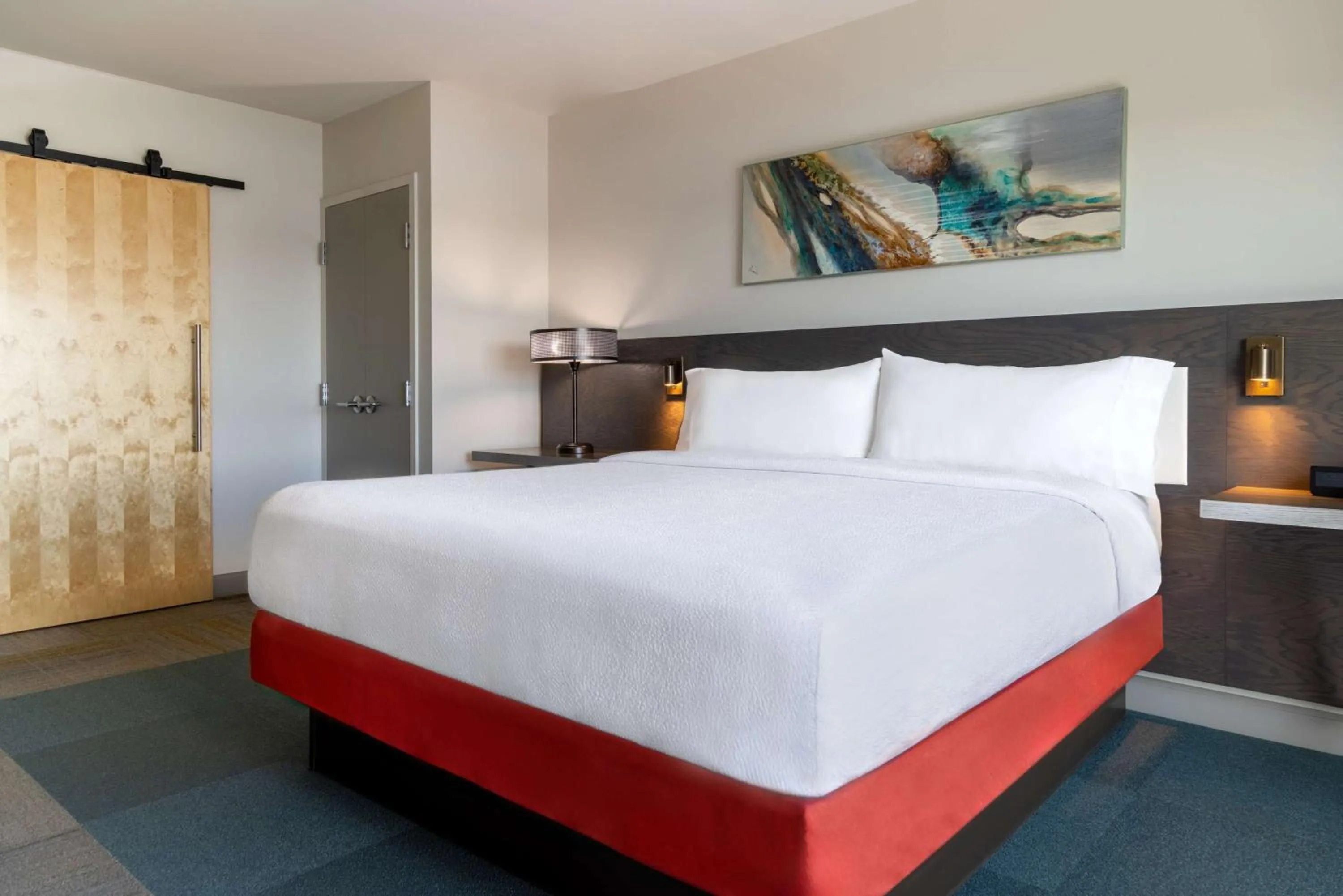 Bed in Hilton Garden Inn Fredericton