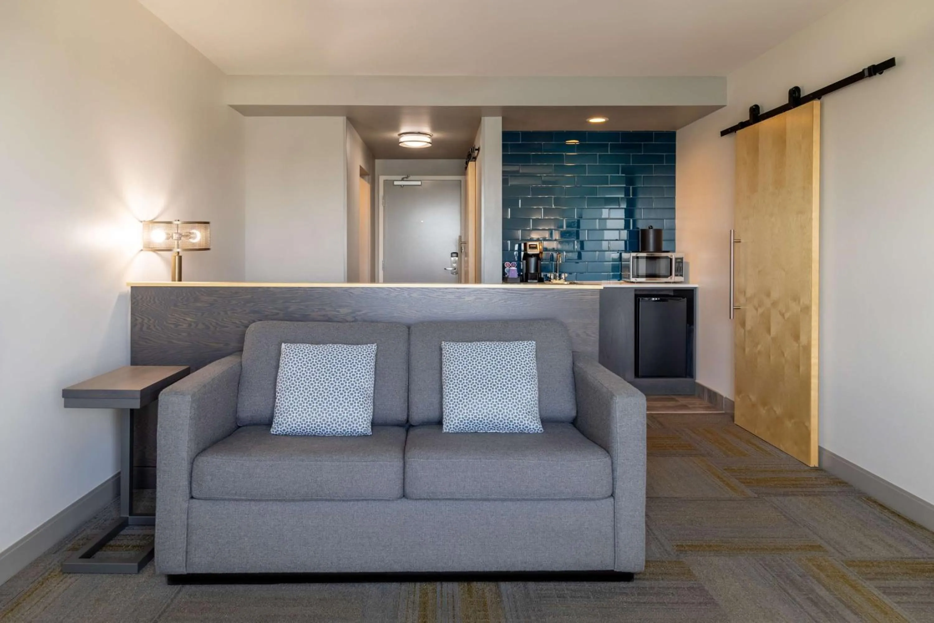 Living room in Hilton Garden Inn Fredericton