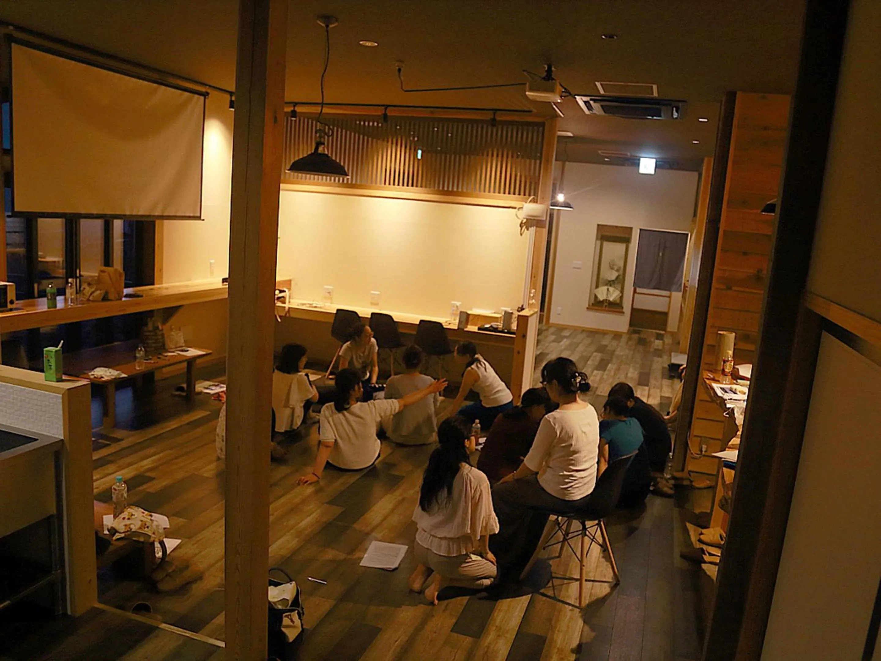 Living room in HOSTEL Co-EDO