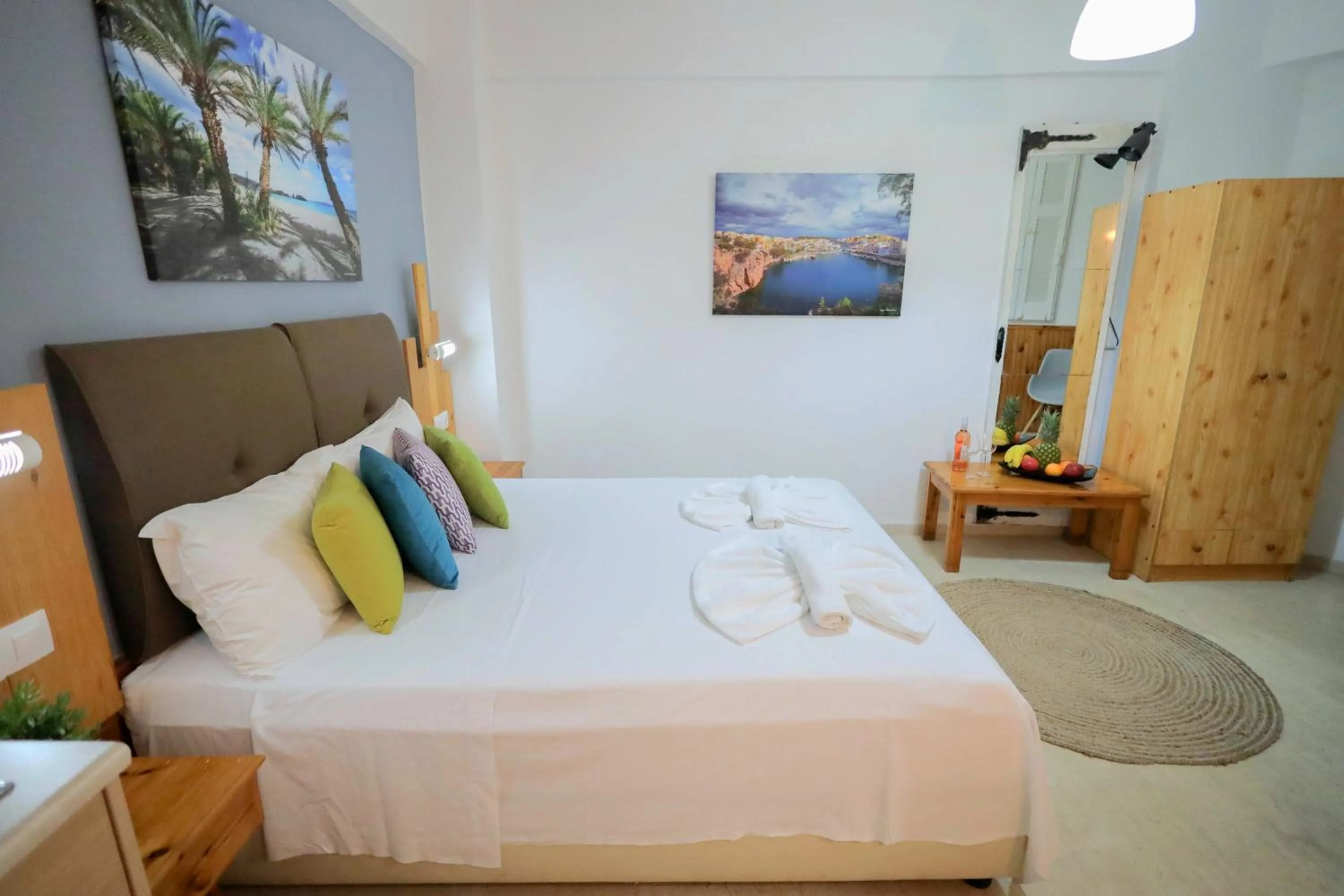 Photo of the whole room, Bed in Malia Boutique Studios