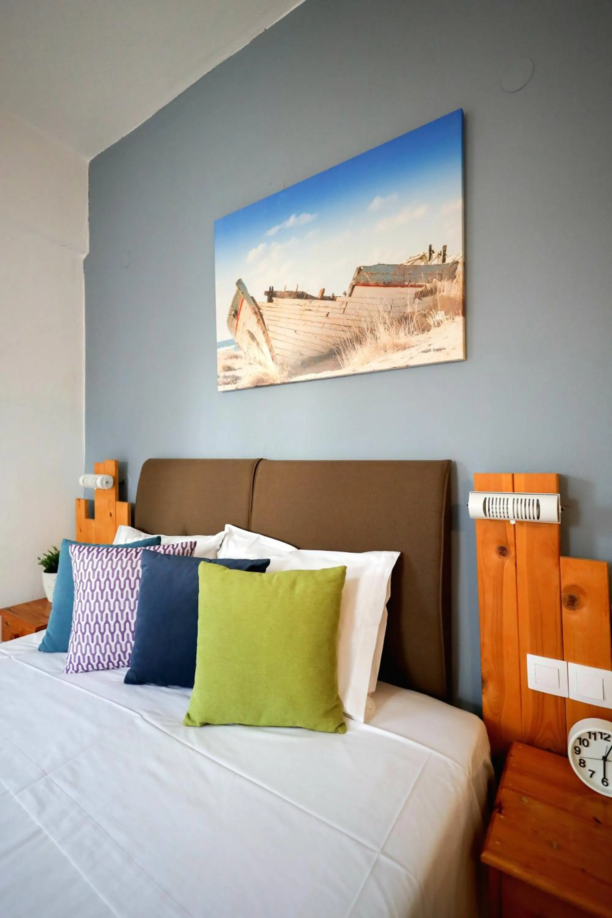 Bed in Malia Boutique Studios