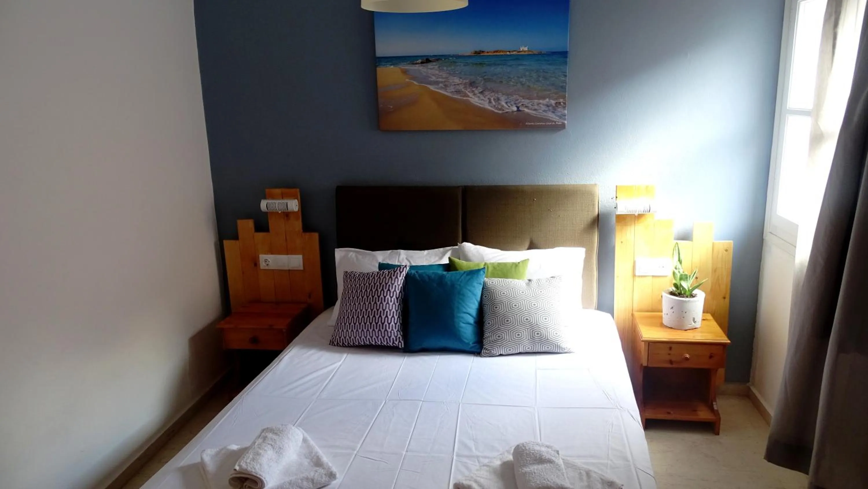 Bed in Malia Boutique Studios