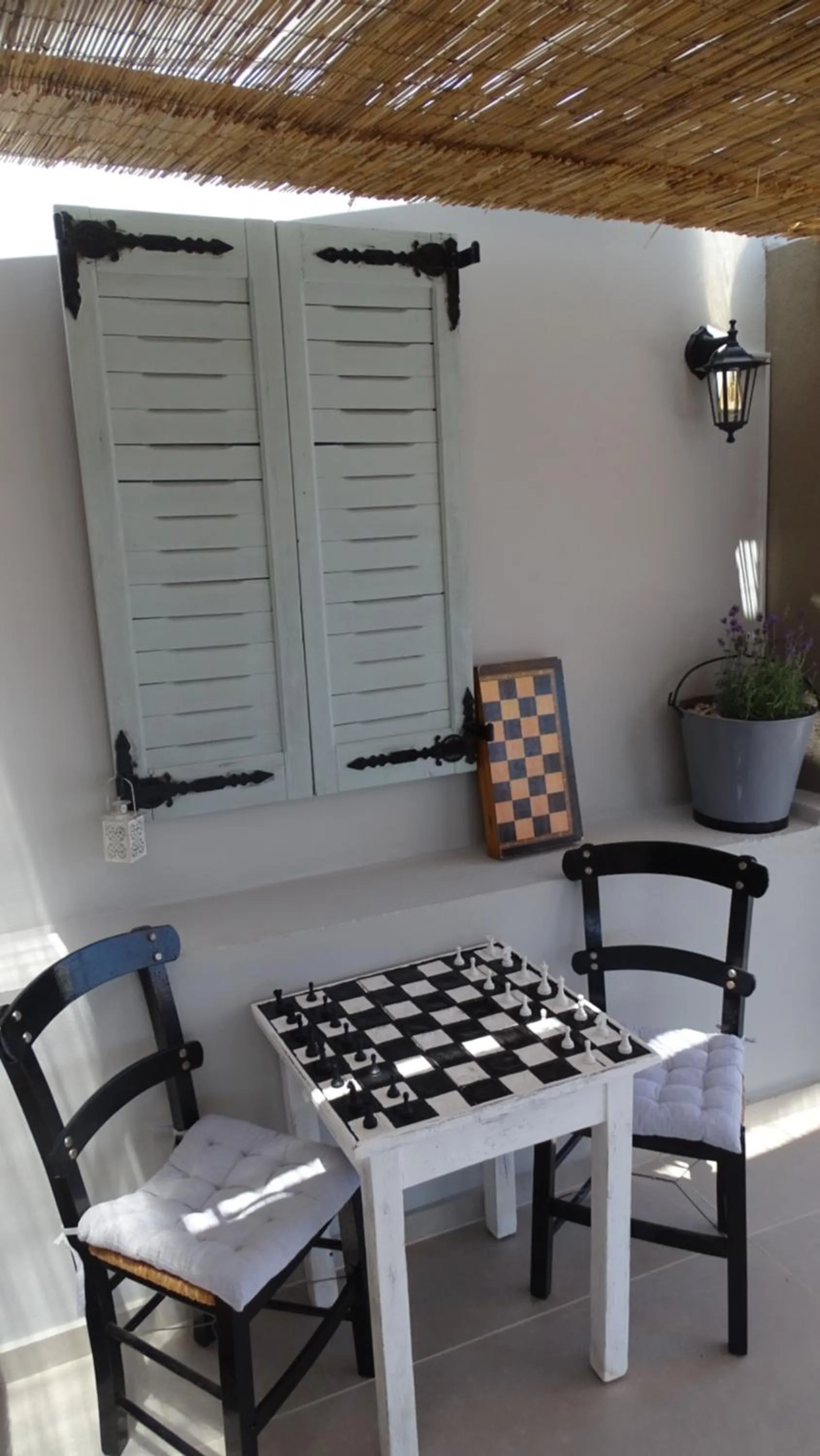 Patio in Malia Boutique Studios