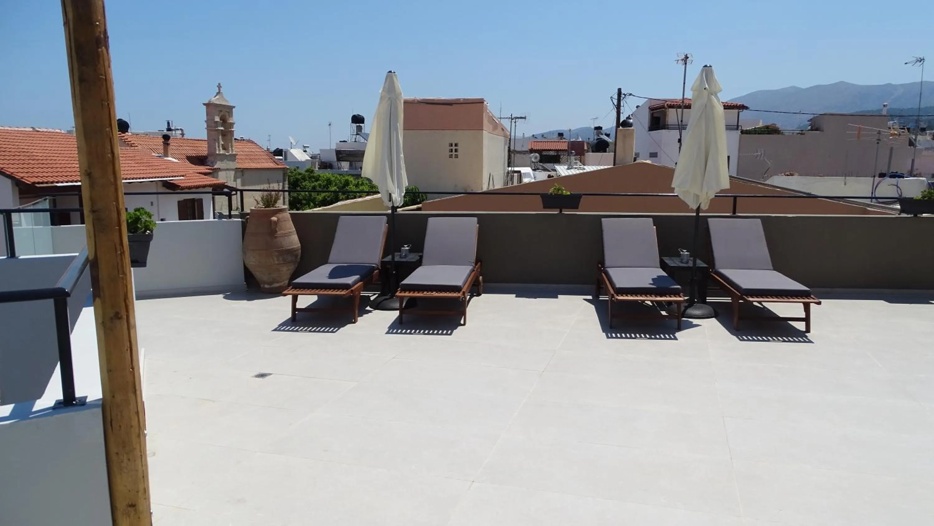 Patio in Malia Boutique Studios