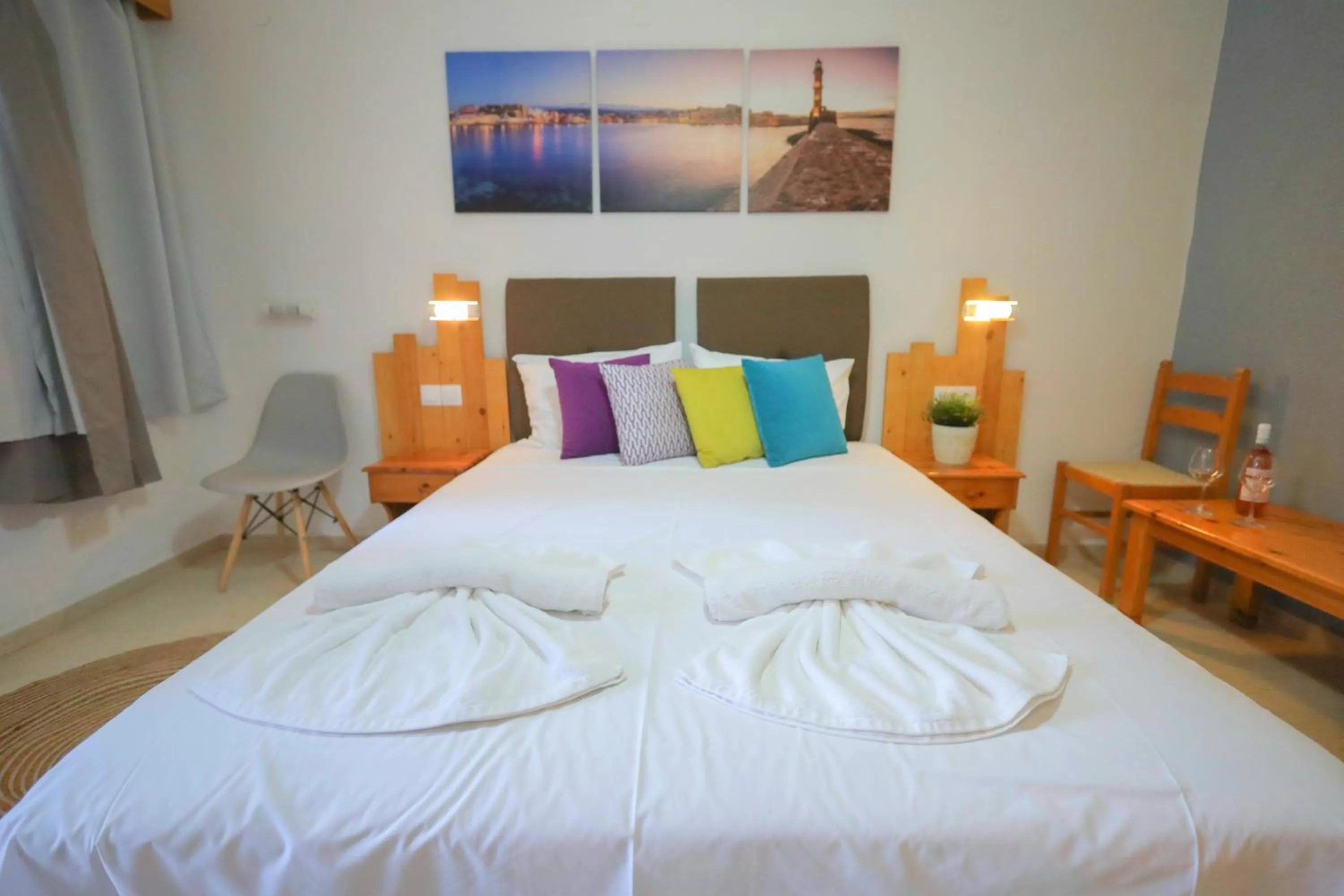 Bed in Malia Boutique Studios