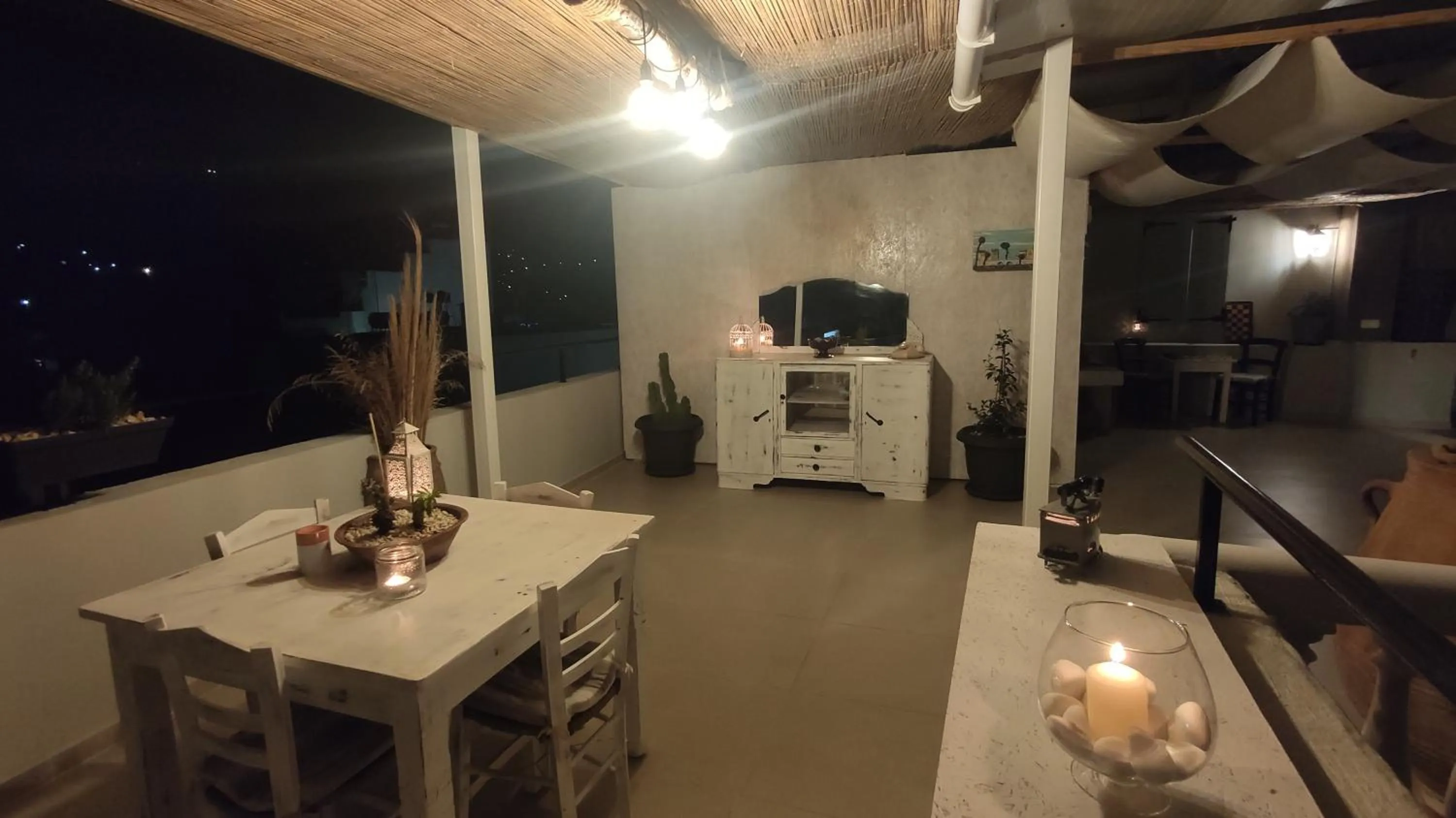 Dining area in Malia Boutique Studios