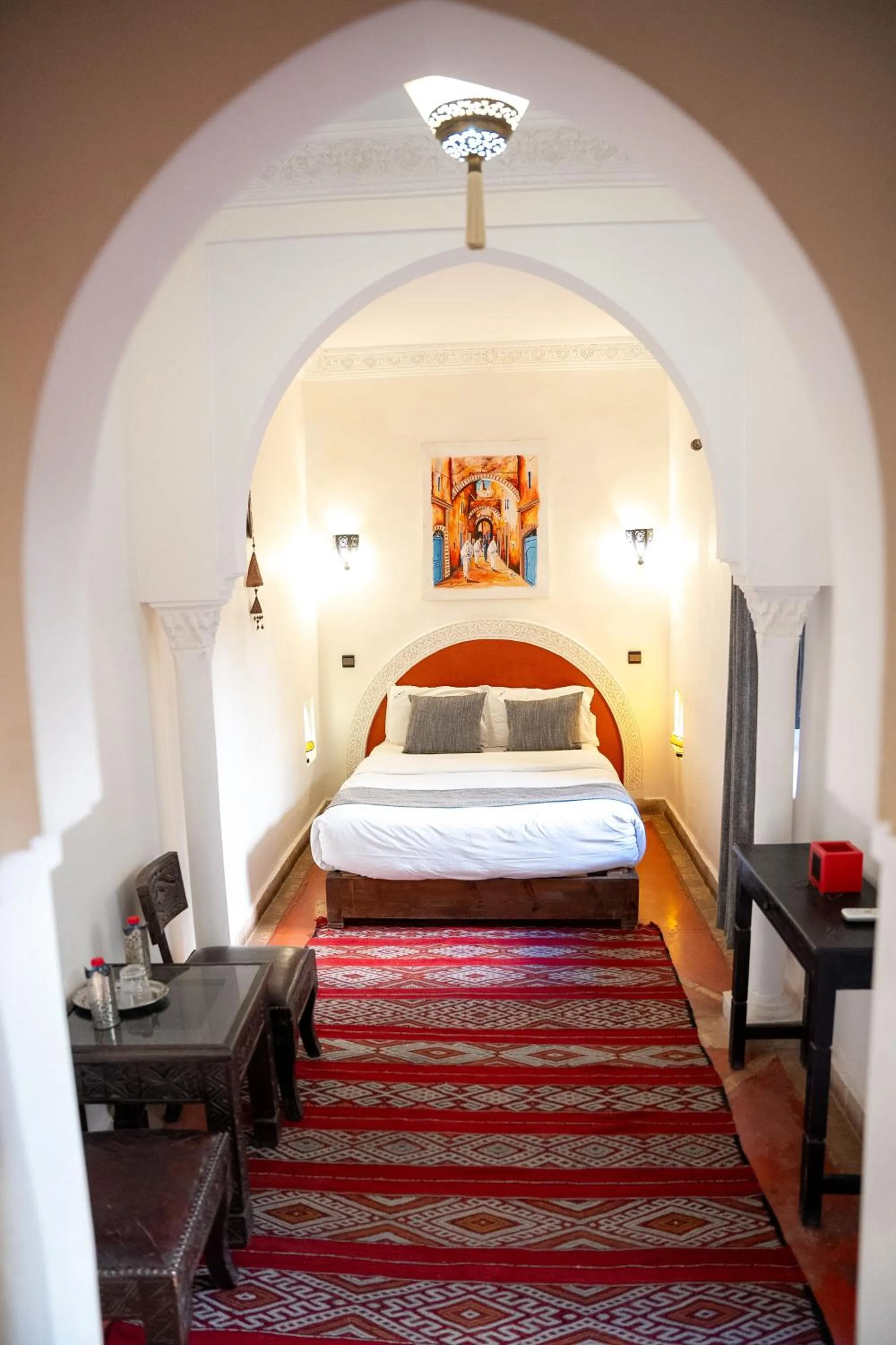 Bed in Riad Maud