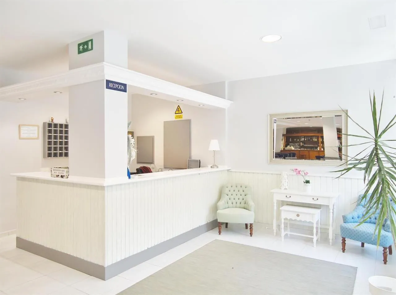 Lobby or reception in Hotel Bradomin