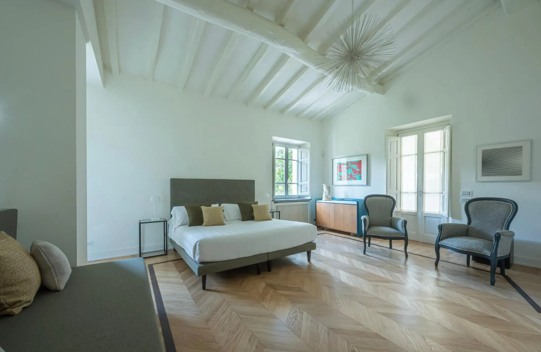 Bed in Relais Corte Rodeschi