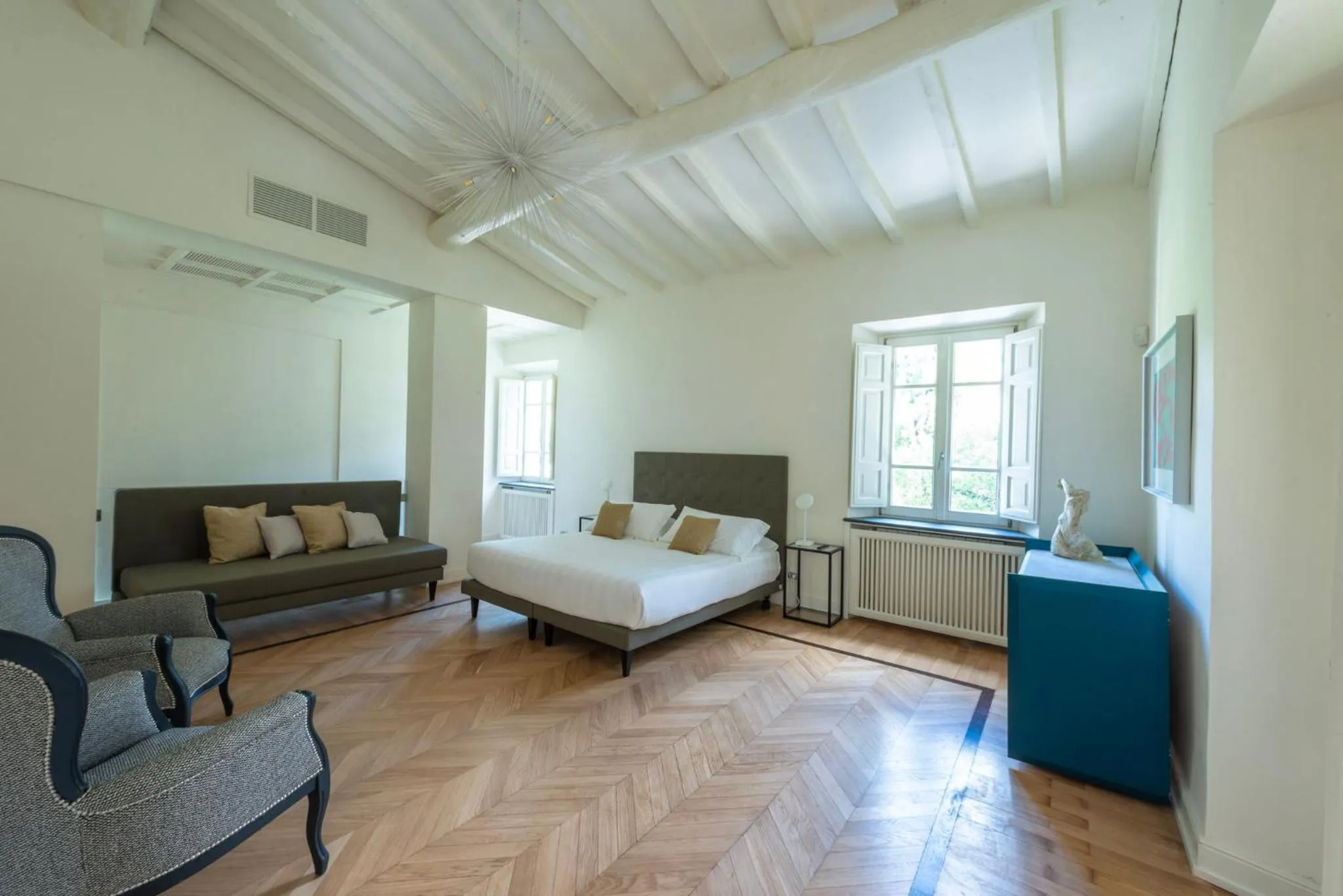 Bed in Relais Corte Rodeschi