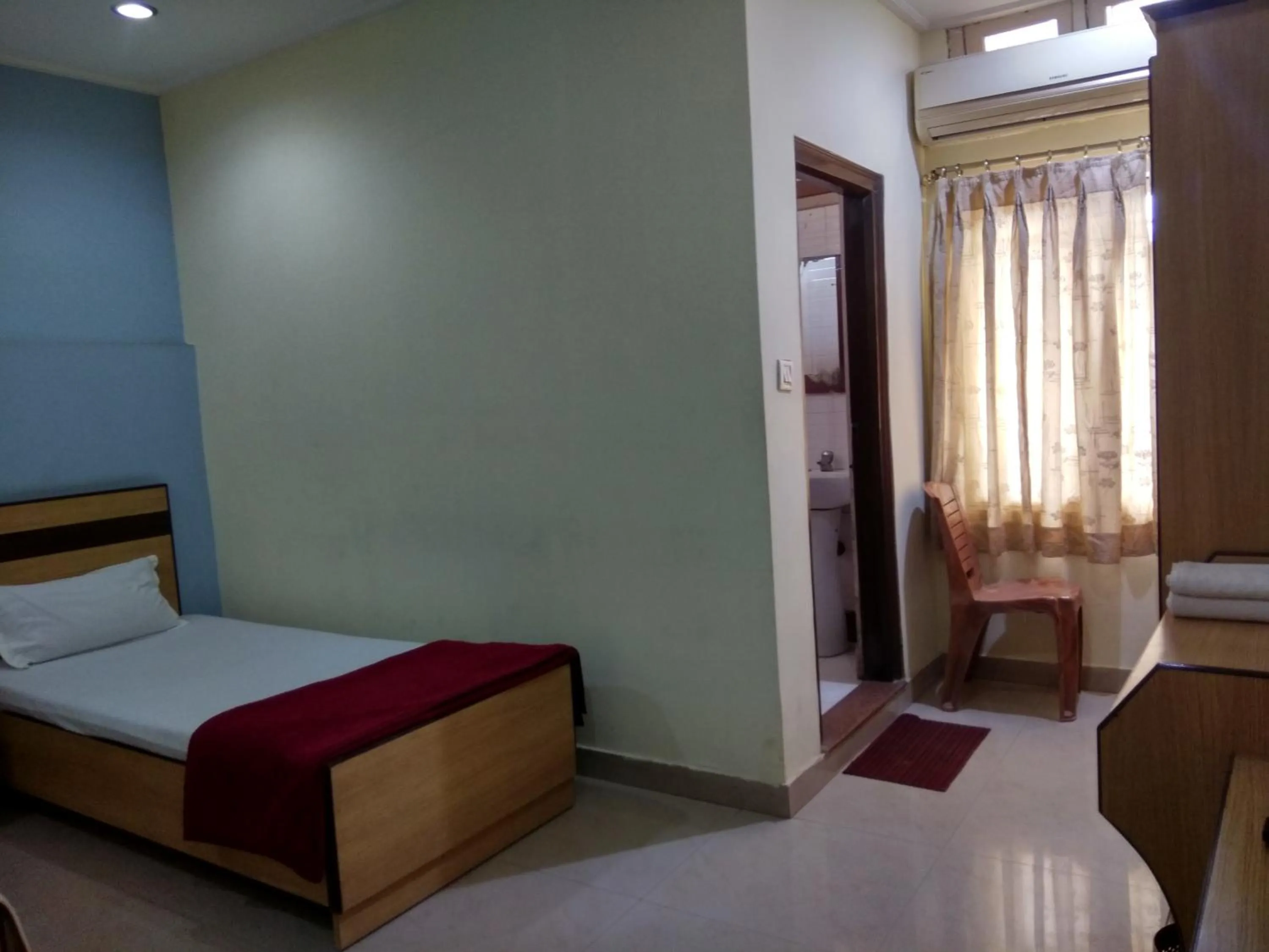 Bed in Hotel Raj Palace