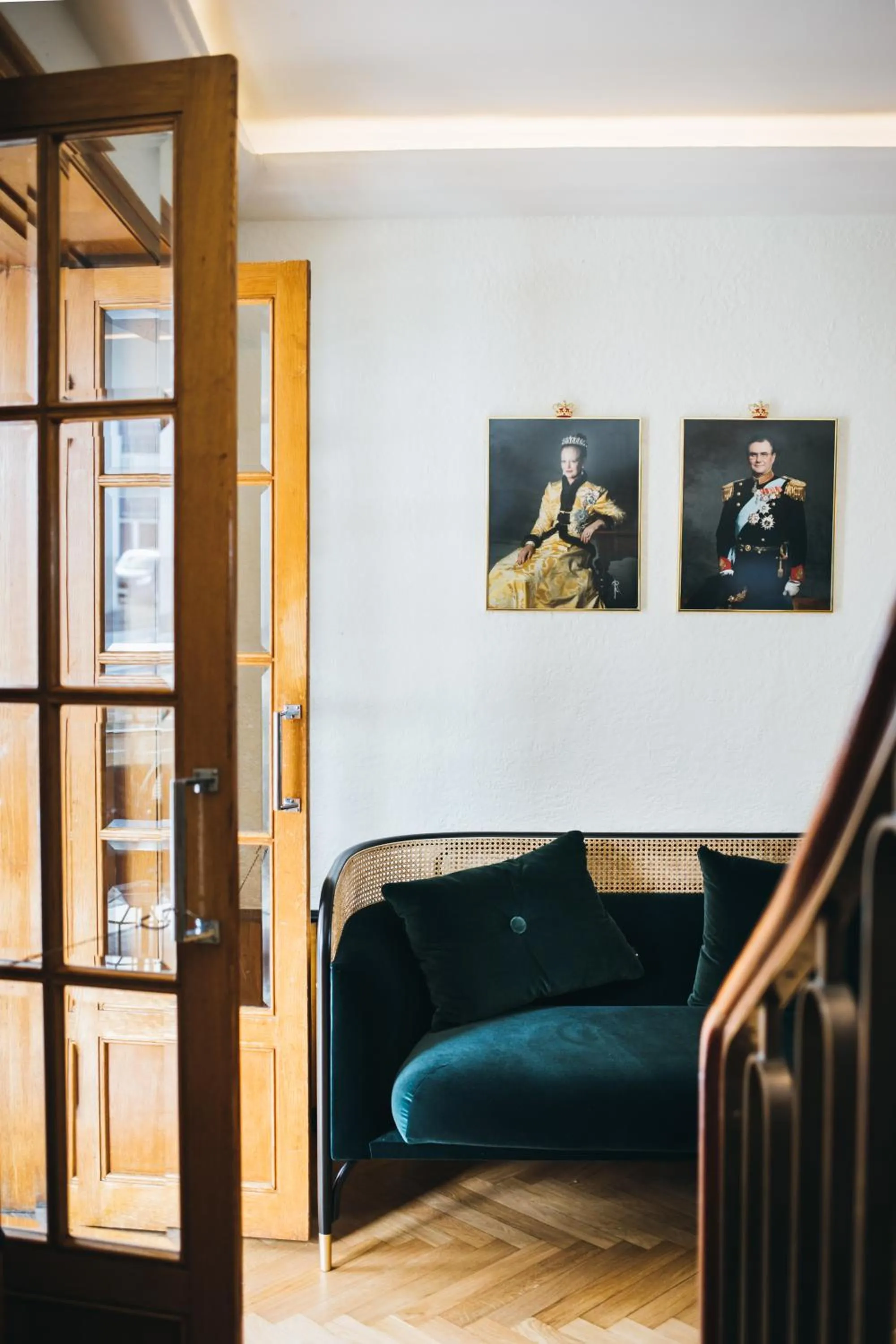 Living room in Havgrim Seaside Hotel 1948