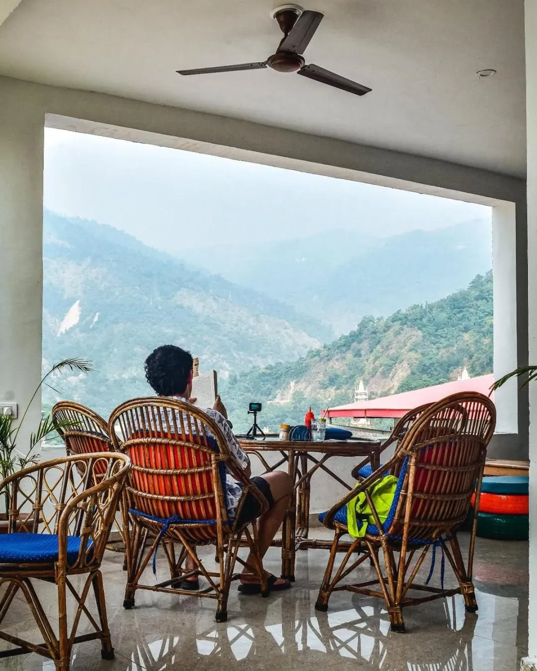 Day in Skyard Hostel Rishikesh Laxman Jhula
