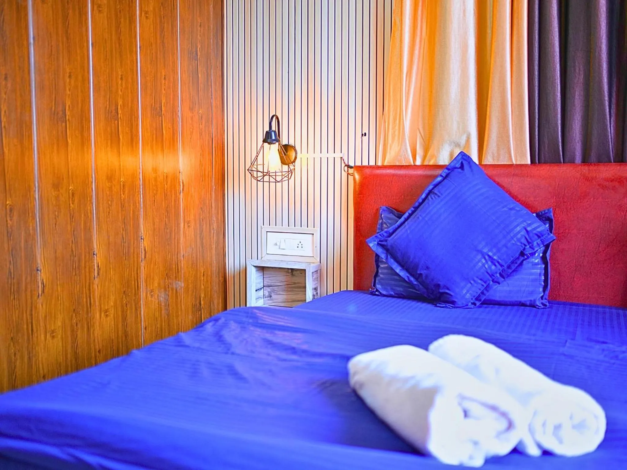 Bed in Skyard Hostel Rishikesh Laxman Jhula