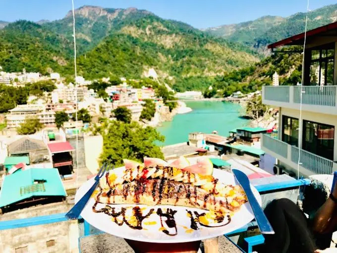 Nearby landmark in Skyard Hostel Rishikesh Laxman Jhula